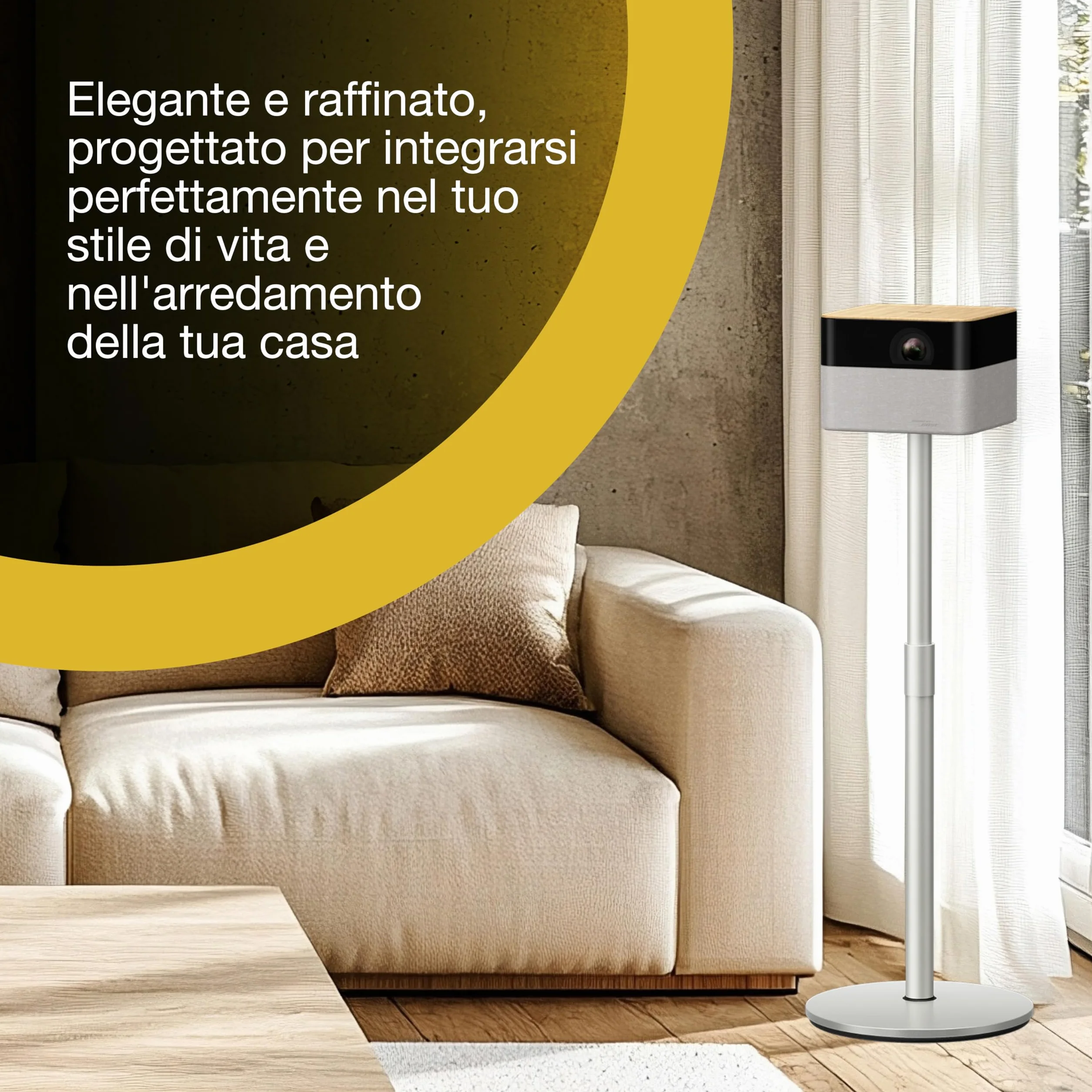 Epson Lifestudio Plus EF-72 | Videoproiettore per Smart TV portatile 4K PRO-UHD | 1.000 lumen | 3LCD x RGB-LED | Sound by BOSE| Google TV | Configurazione semplice | Display 150'' | Garanzia 5 anni