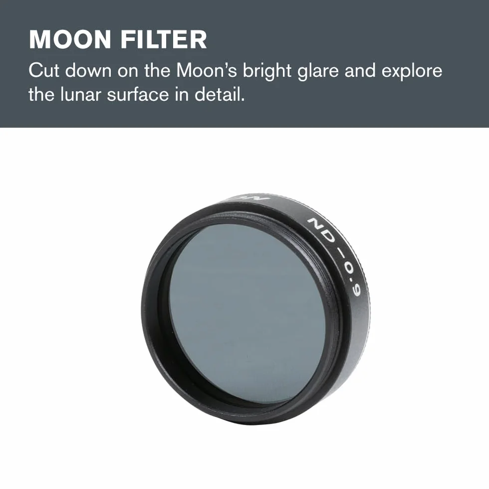 Celestron 94303 Kit di filtri e oculari da 3 cm - Include 14 pezzi in una custodia in metallo rivestita di schiuma, argento