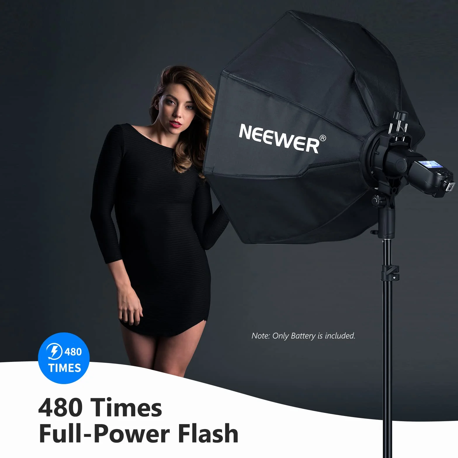 NEEWER 7.4V/2600mAh Batteria di Ricambio agli Litio per Flash, Batteria Compatibile con NEEWER TTL Z2-C Z2-S Z2-N, Z1-C Z1-S Z1-N, Z880-C Z880-S Z880-N, Z760-C Z760-S Z760-N Flash Speedlite, NB-Z1