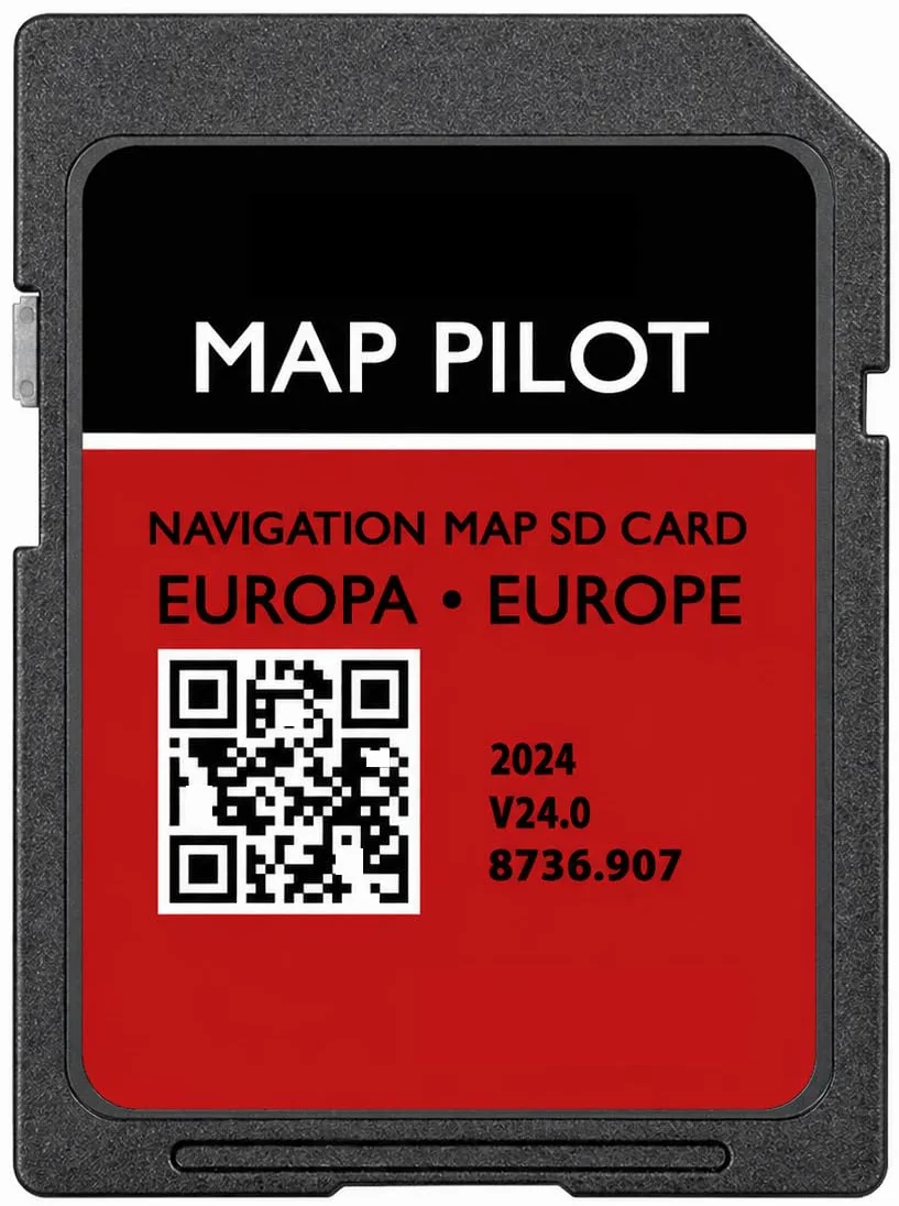 Scheda SD Navigazione GPS Europa v24 2024 per Mercedes Becker Map Pilot