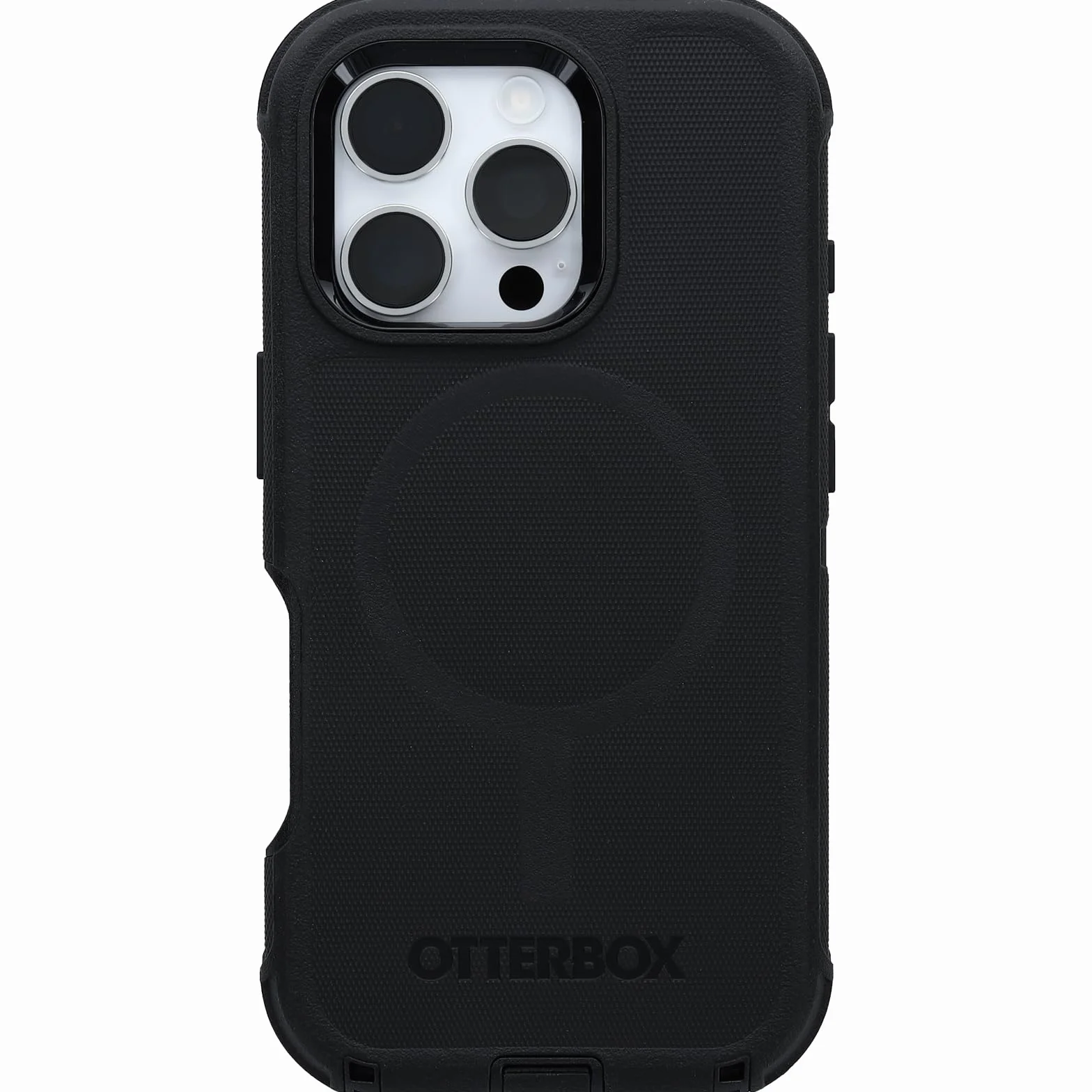 OtterBox Cover Defender Series MagSafe per iPhone 16 PRO, Custodia Protettiva Antiurto, a Prova di Caduta, Protezione Estrema, Testata 7X Norme Mil-Std 810G, Nero, Senza Retail Package