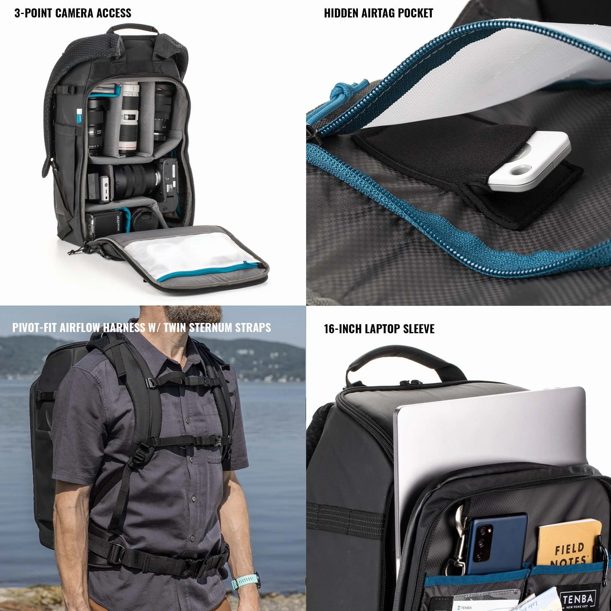 Tenba Sac AXIS V2 Backpack 24L Noir