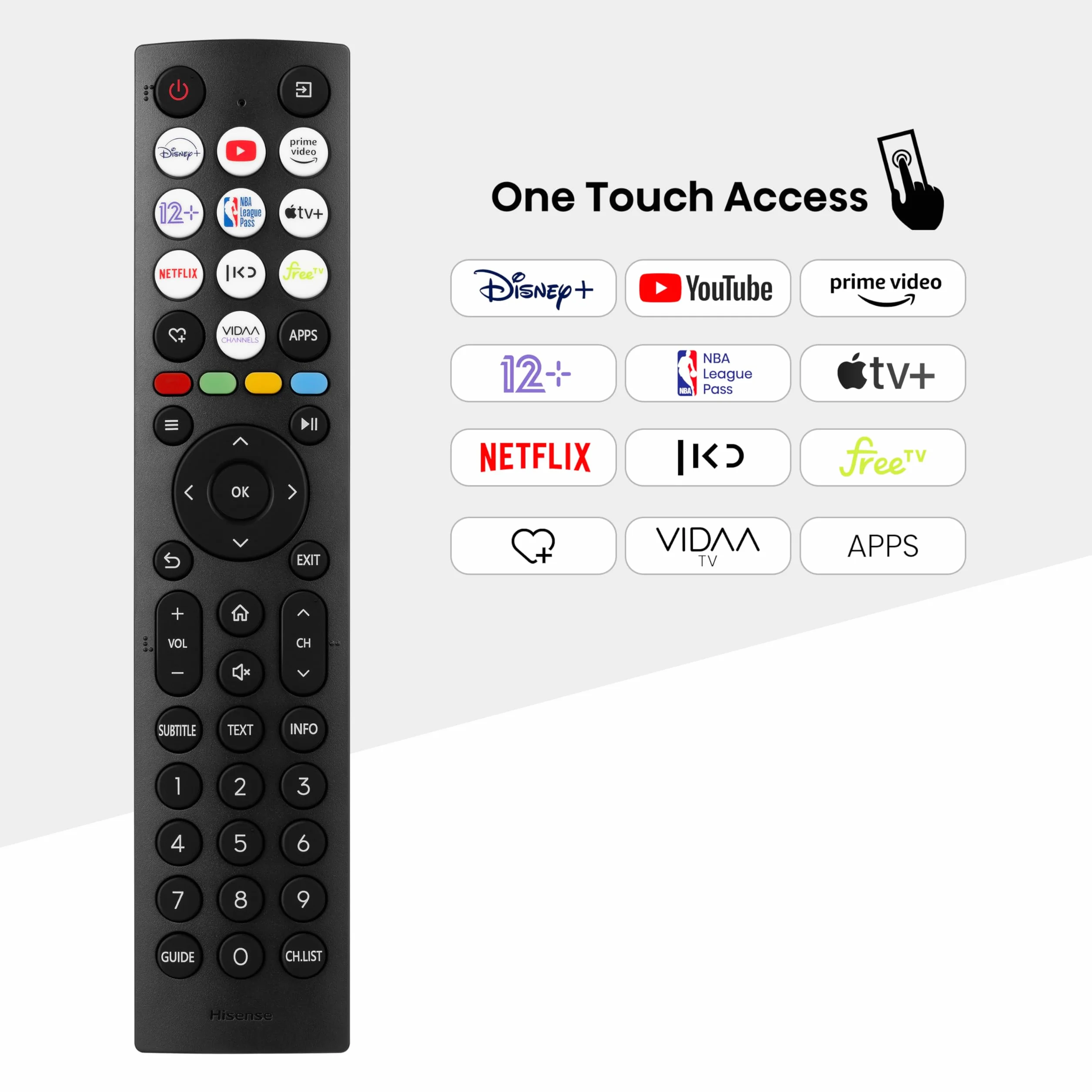 Hisense TV 32" HD Ready 32E43NT, Smart TV VIDAA U7, Game Mode, Works with Alexa, Tuner DVB-T2/S2 HEVC 10, lativù