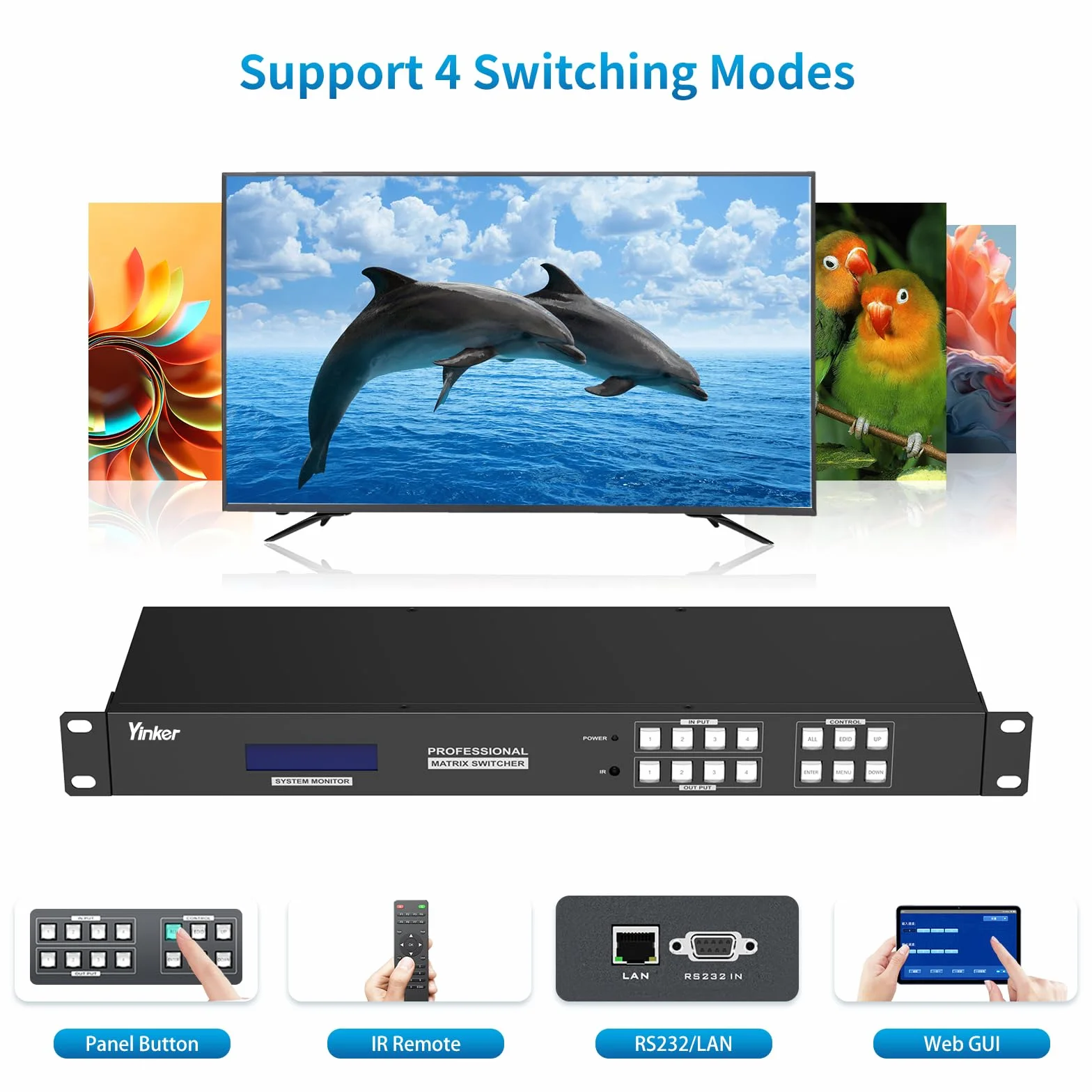HDMI Matrix Video Controller Switch 4k30hz