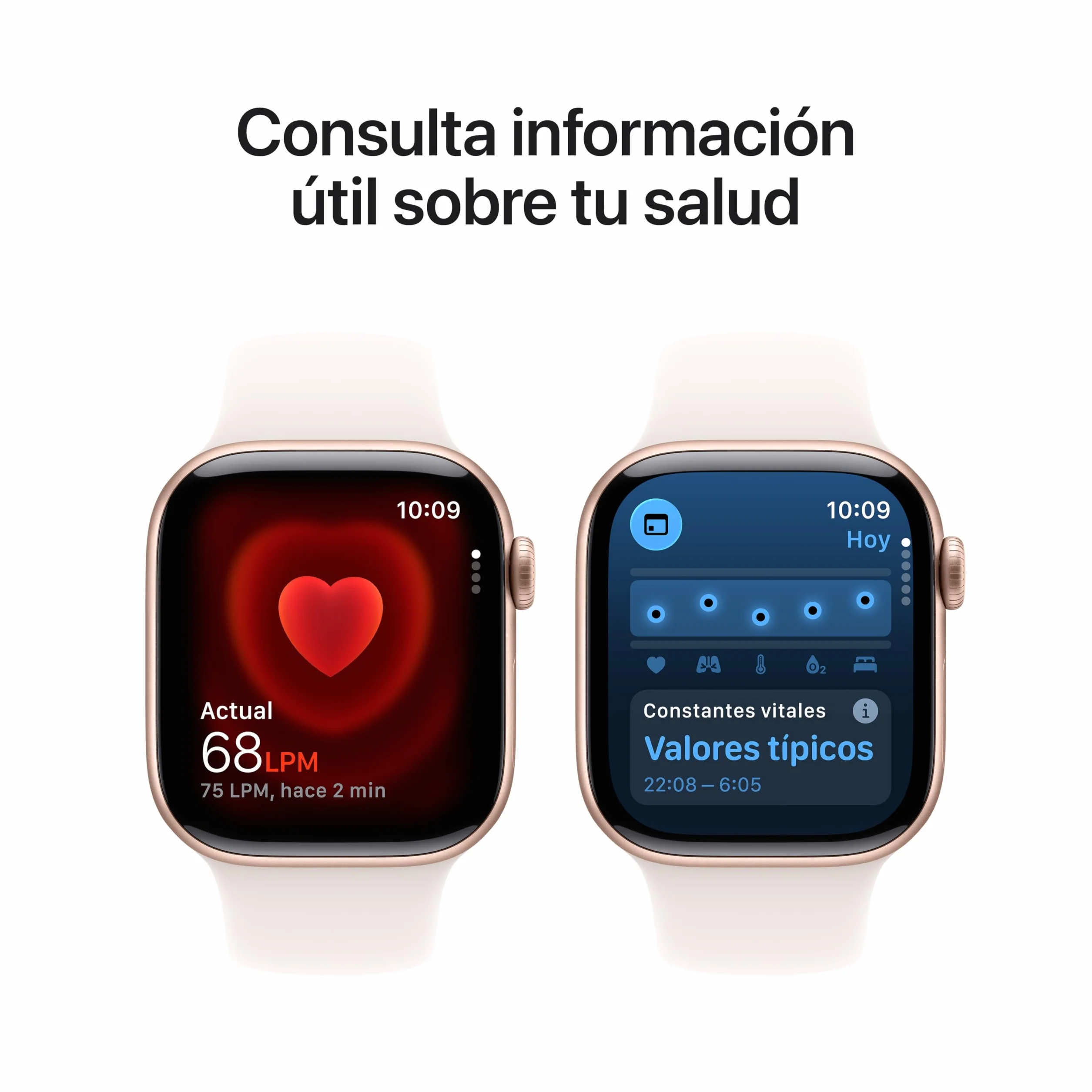 Apple Watch Series 11 GPS con Caja de Aluminio en Oro Rosa de 42 mm y Correa Deportiva Rosa Rubor-Talla S/M (Ricondizionato)