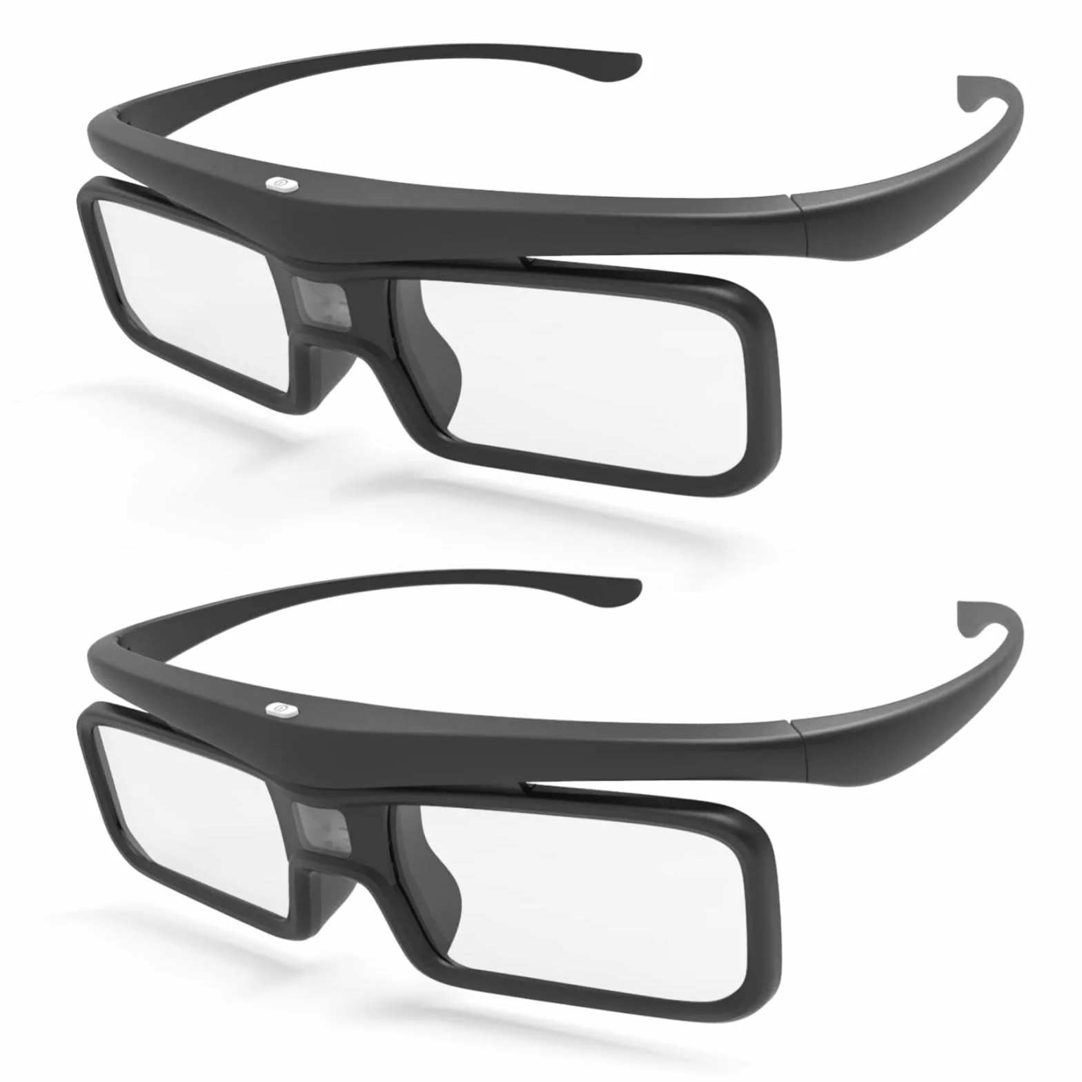 Occhiali DLP Link 3D, occhiali ricaricabili con otturatore attivo compatibili con VisionMaster Max/ Pro2/ Pro, StreamMater Puls2/ Puls e altri proiettori DLP-Link 3D (confezione da 2)