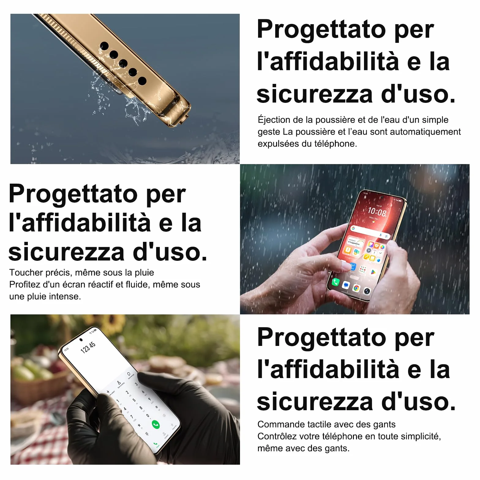 HONOR Magic8 Lite Smartphone 5G, display AMOLED da 6,79 pollici, tripla resistenza IP68/IP69K, batteria da 7500 mAh, fotocamera da 108 MP con OIS, doppia SIM, NFC (Black, 256, GB, GB, 8)