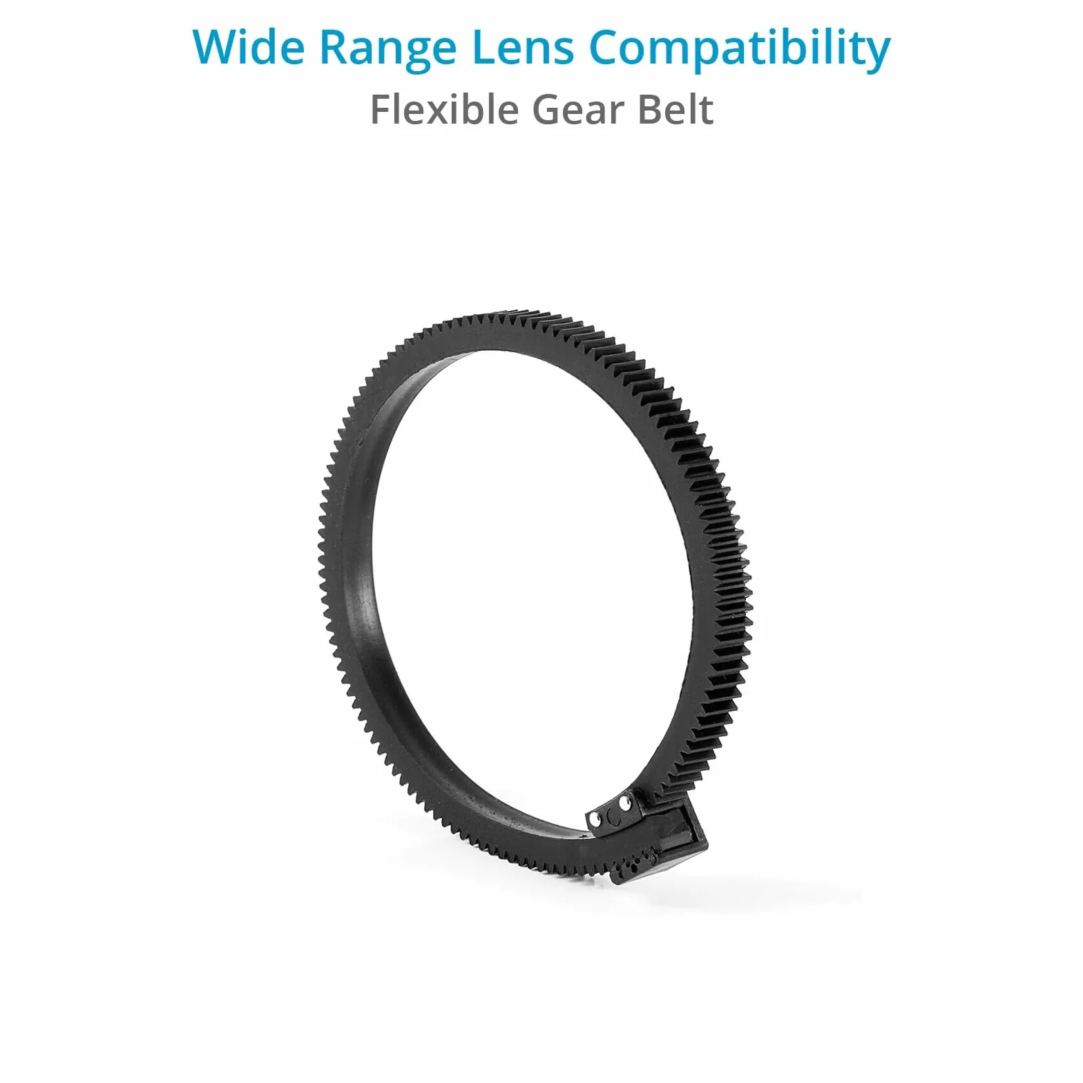 HS-2 Follow Focus con Hard Stop per telecamere e supporti da spalla. Ingranaggio passo 0,8, 43 denti. Cinghia dentata adatta a obiettivi da 46 a 110 mm. Manovella di velocità inclusa (HS-2)