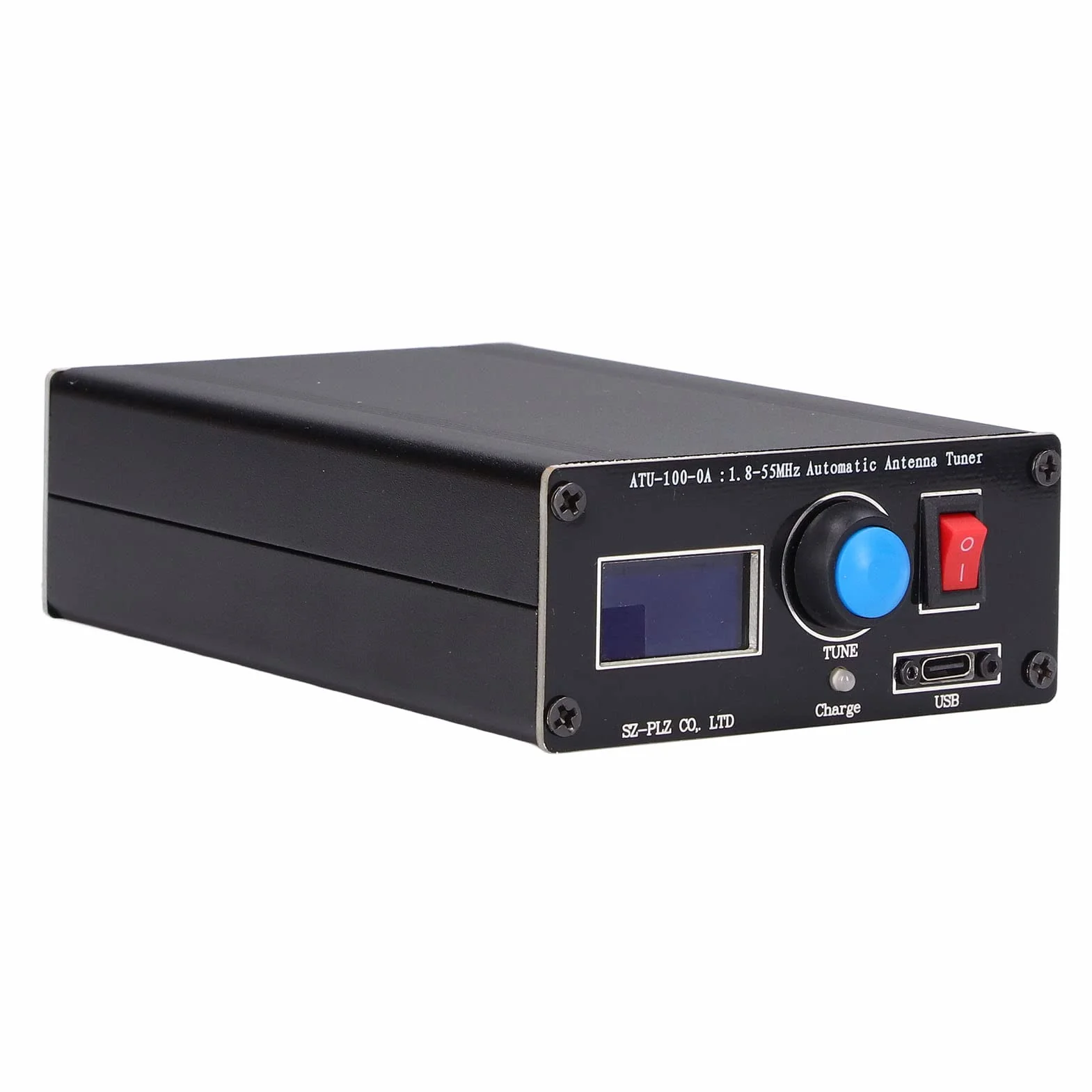 Yunseity ATU-100 Sintonizzatore d'antenna automatico 1,8-55 MHz 100 W OLED 0,96" USB