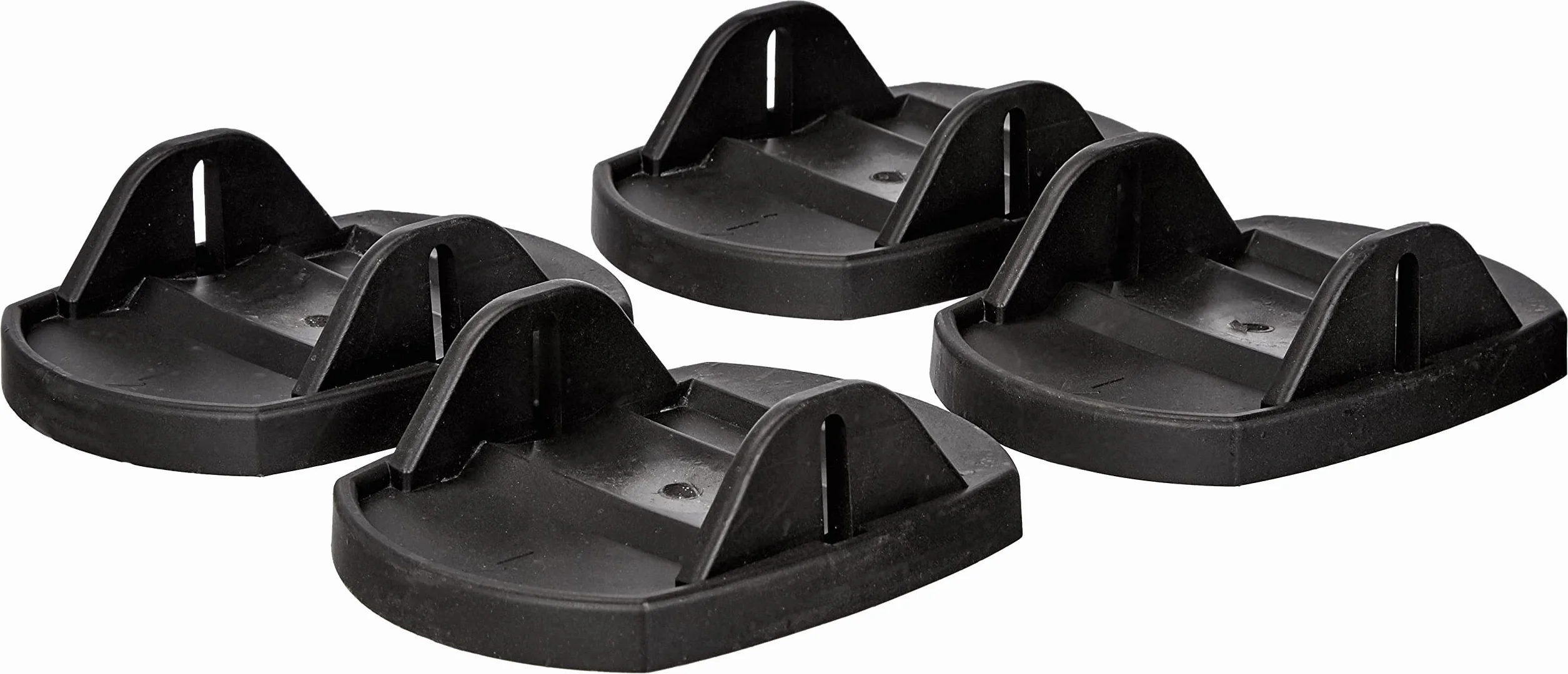 ProPlus 361528 Set 4 piastre di piede caravan con perni di metallo