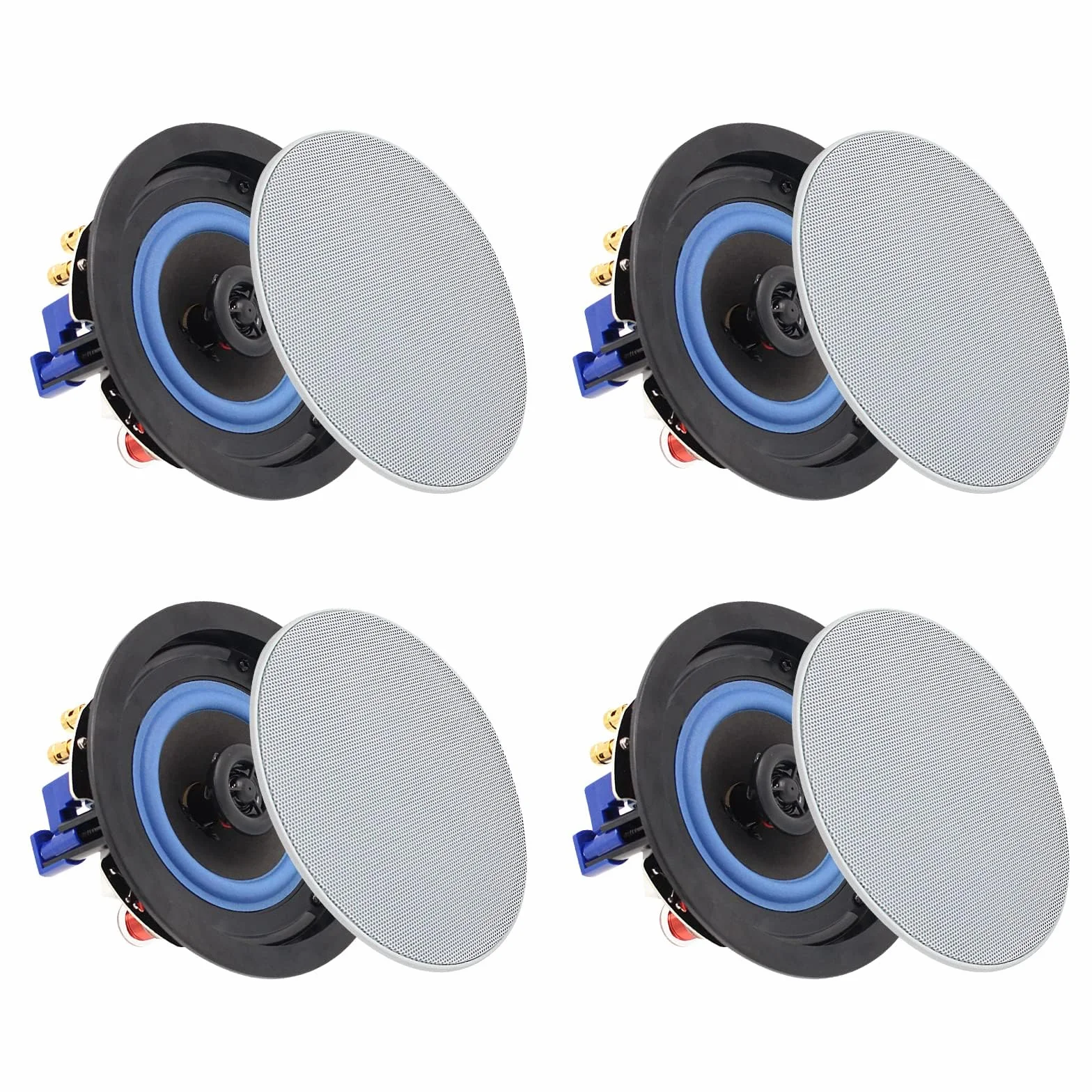 Herdio 160W 10cm 2-Way Bluetooth Altoparlanti Soffitto 2 Paia