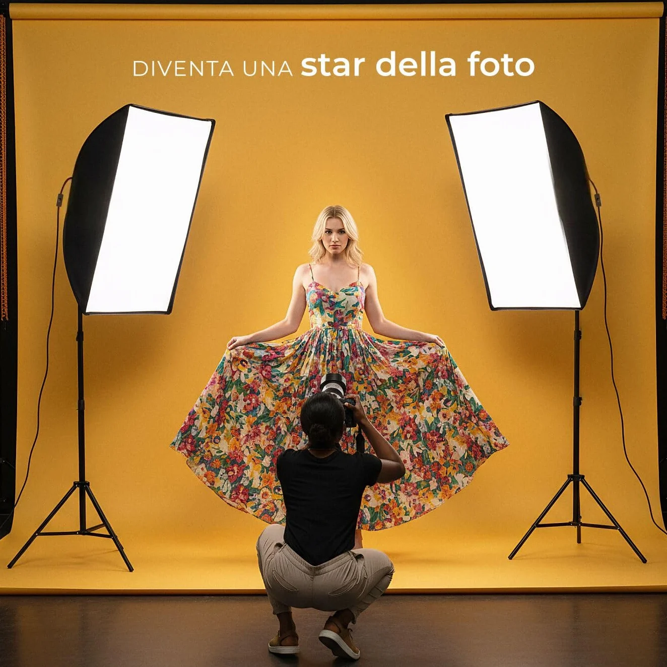 tectake® Luci da Studio Fotografico, Set Fotografico Portatile, Luce per Foto, 1 Stativo per Luci, 1 Lampada, 1 Softbox, Supporto in Alluminio, 1 Borsa per Trasporto – Nero