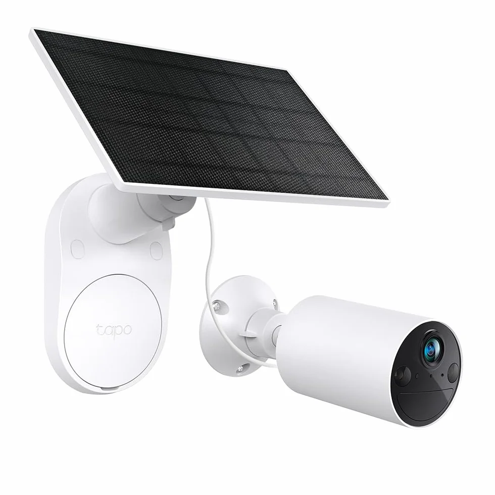 Tapo Kit telecamera di sicurezza solare senza fili 2K 3MP IP65 visione notturna a colori rilevamento persona