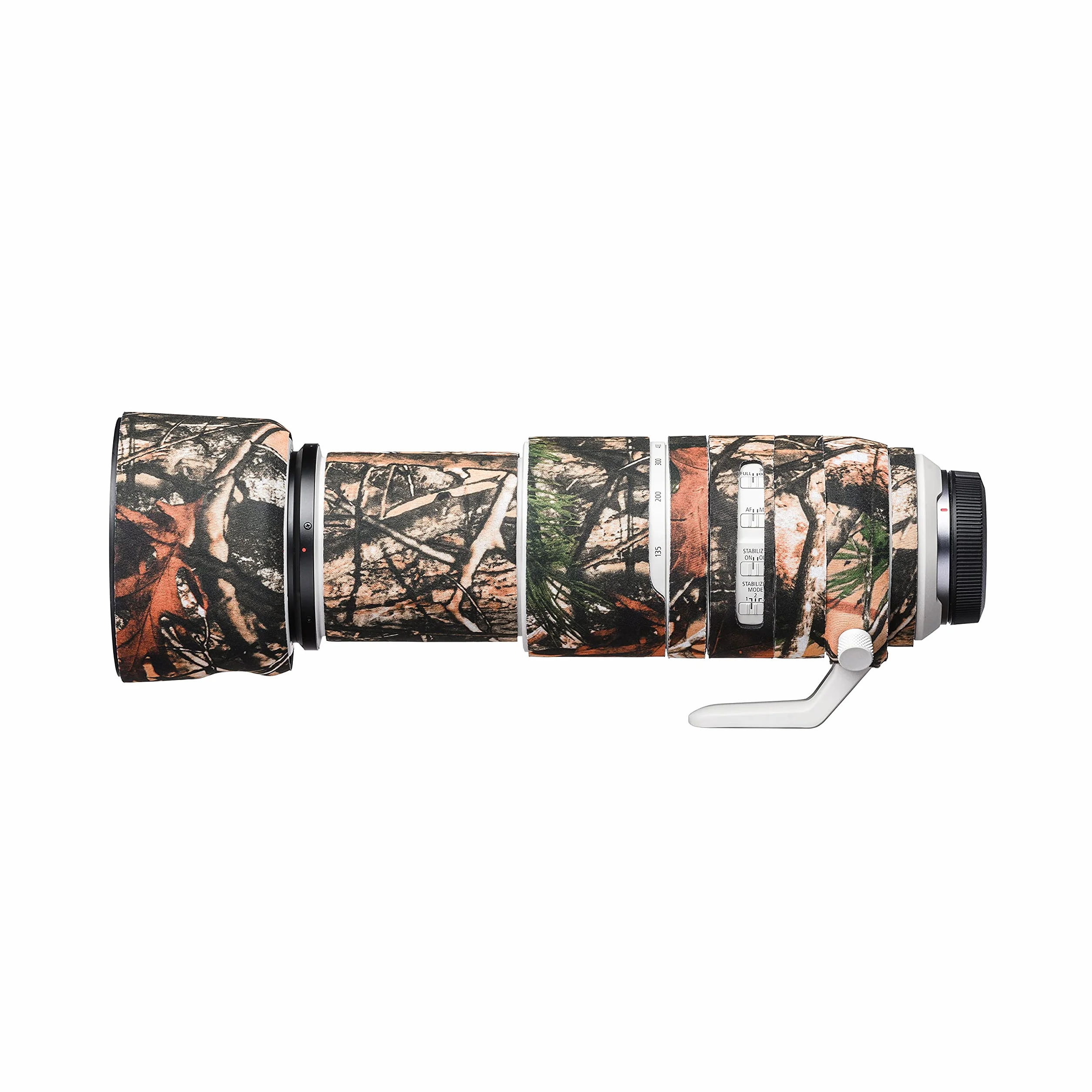 easyCover - Lens Protection Camouflage Cover - Protezione per obiettivo - Protezione per l'obiettivo della fotocamera – compatibile per Canon RF 100-500mm F4.5-7.1L IS USM - Forest Mimetico