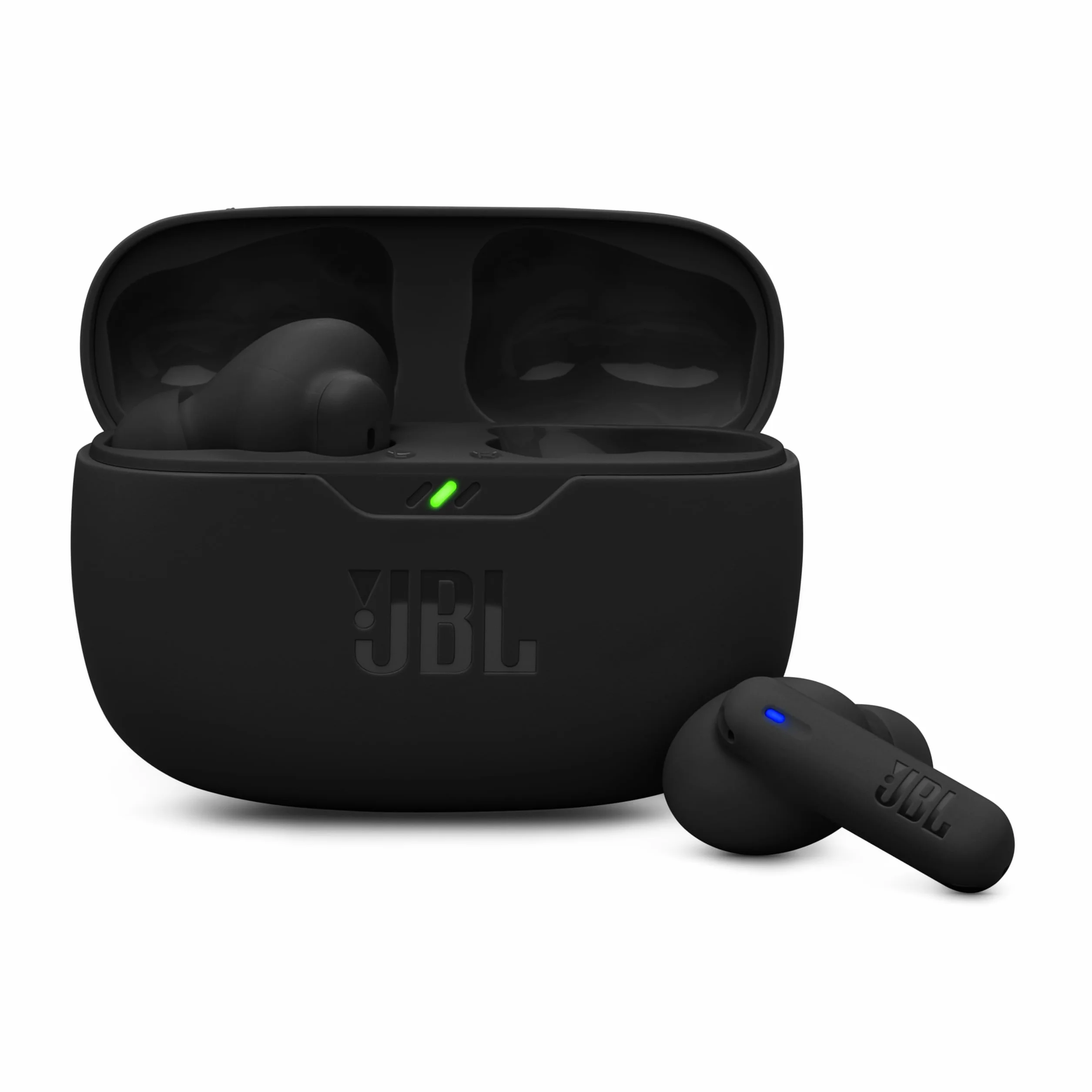 JBL Wave Beam 2 True Wireless Bluetooth Auricolari Cancellazione del Rumore 40 Ore Autonomia Suono JBL Pure Bass Smart Ambient Multipoint Nero