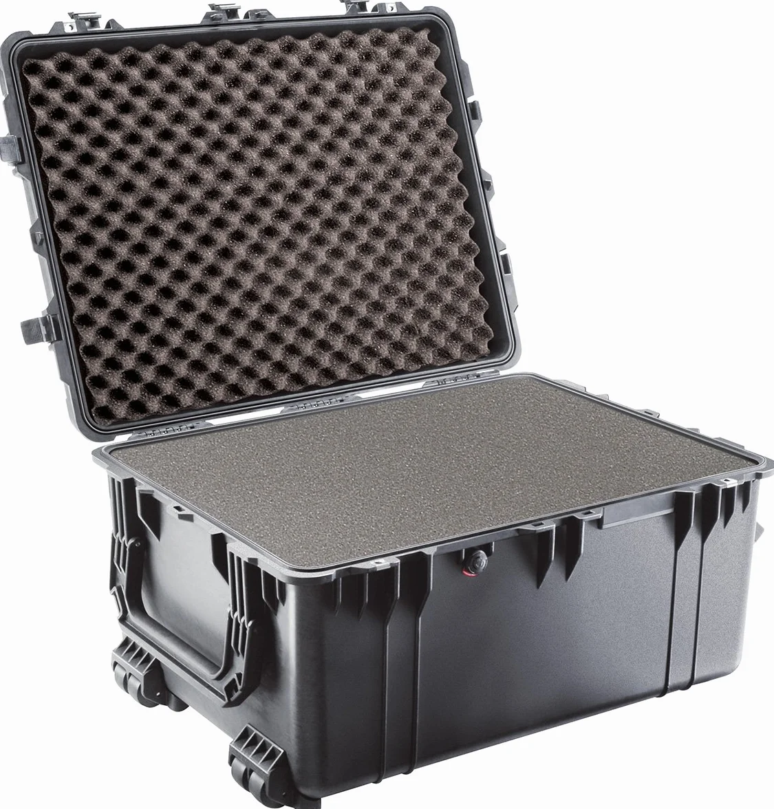 PELI 1630 Valigia per il Trasporto di attrezzature per la Produzione di foto e Video, IP67 Impermeabile e a Prova di Polvere, Capacità di 148L, Prodotto in USA, Con Inserto in Schiuma, Colore Nero
