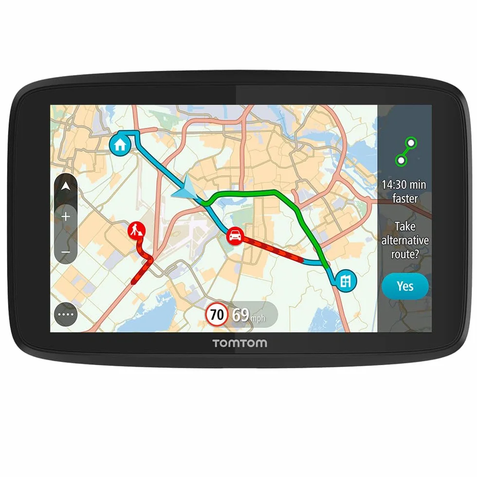 TomTom GO 620 Navigatore Satellitare 6 Pollici Wi-Fi Mappe Mondo Traffico Reale Tutor Autovelox Schermo Capacitivo
