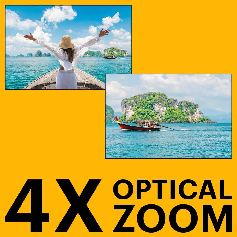 Kodak Pixpro WPZ2 - Fotocamera digitale compatta 16 MPixel, impermeabile e antiurto, colore: Giallo