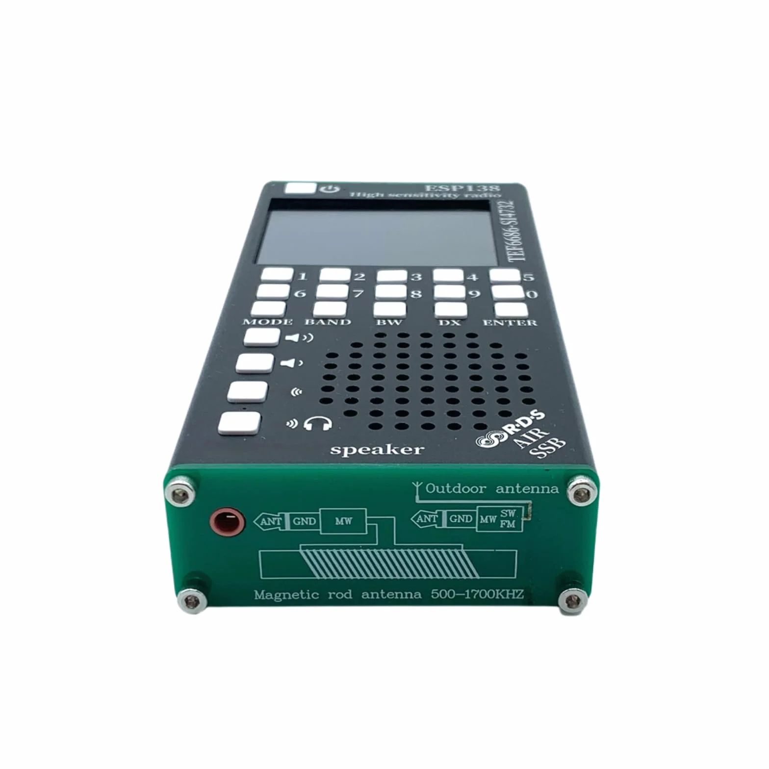 Ricevitore radio portatile TEF6686 BT RDS nero