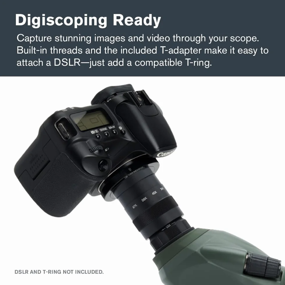 Celestron 52305 Regal M2 20-60x80 mm ED, cannocchiale da osservazione con zoom angolare, ottiche multistrato, prismi in vetro BaK-4, corpo leggero in lega di magnesio e custodia imbottita, verde
