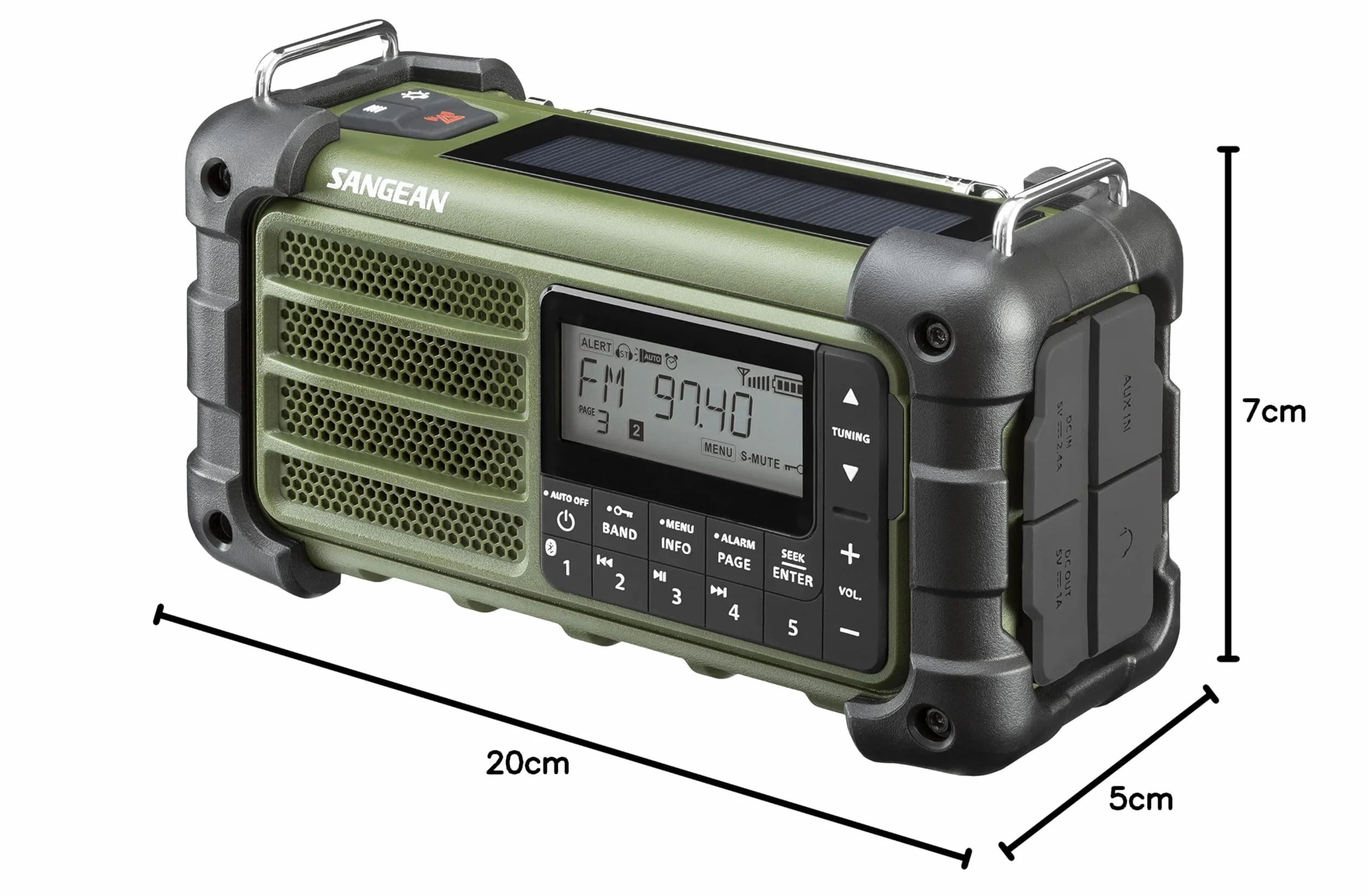 MMR-99 AM/FM Radio Desert Tan Forest Green