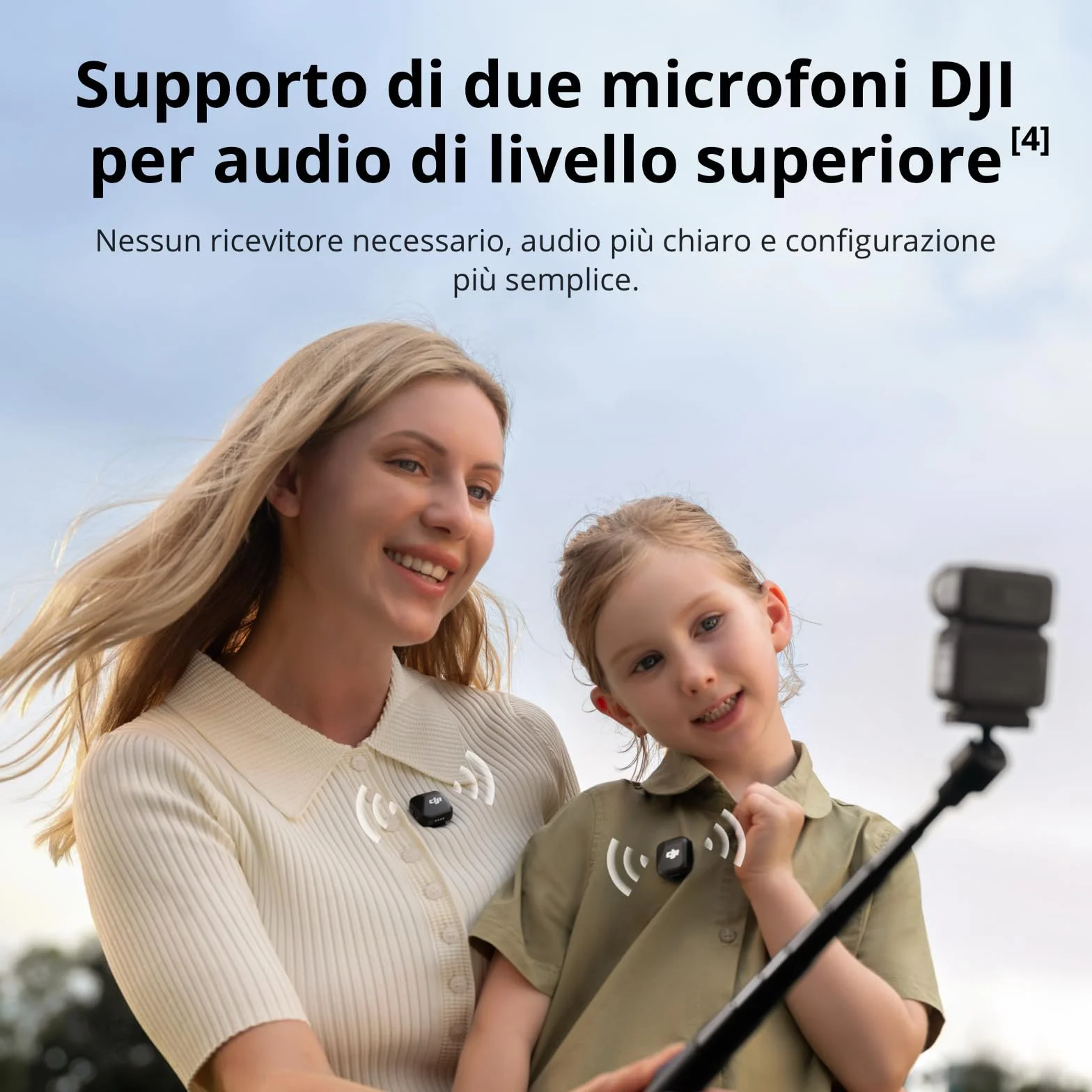 DJI Osmo Nano Combo Standard (128 GB) - Piccola fotocamera per vlog 4K/60fps con un sensore da 1/1,3″, video con ampio FOV di 143°, Registrazione di 200 minuti, Fotocamera magnetica POV 4K per Vlog