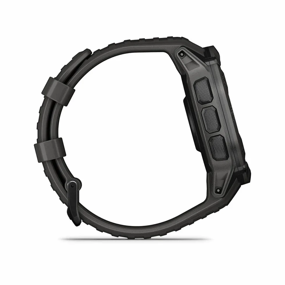 Garmin Instinct 2X Solar, Smartwatch, 50mm, Rugged design, Ricarica solare, Autonomia infinita, Disply 1,1", Torcia LED, GPS Multi-banda, Cardio, SpO2, Pay, Connect IQ (Graphite) (Ricondizionato)