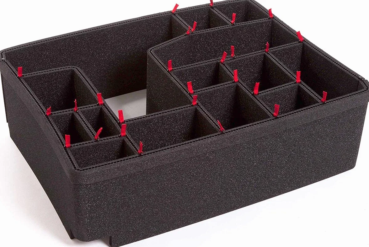 PELI 1560 Set Divisori Trekpak, Accessorio Per Valigia Protector Originale, Compatibile 1560, Colore: Nero