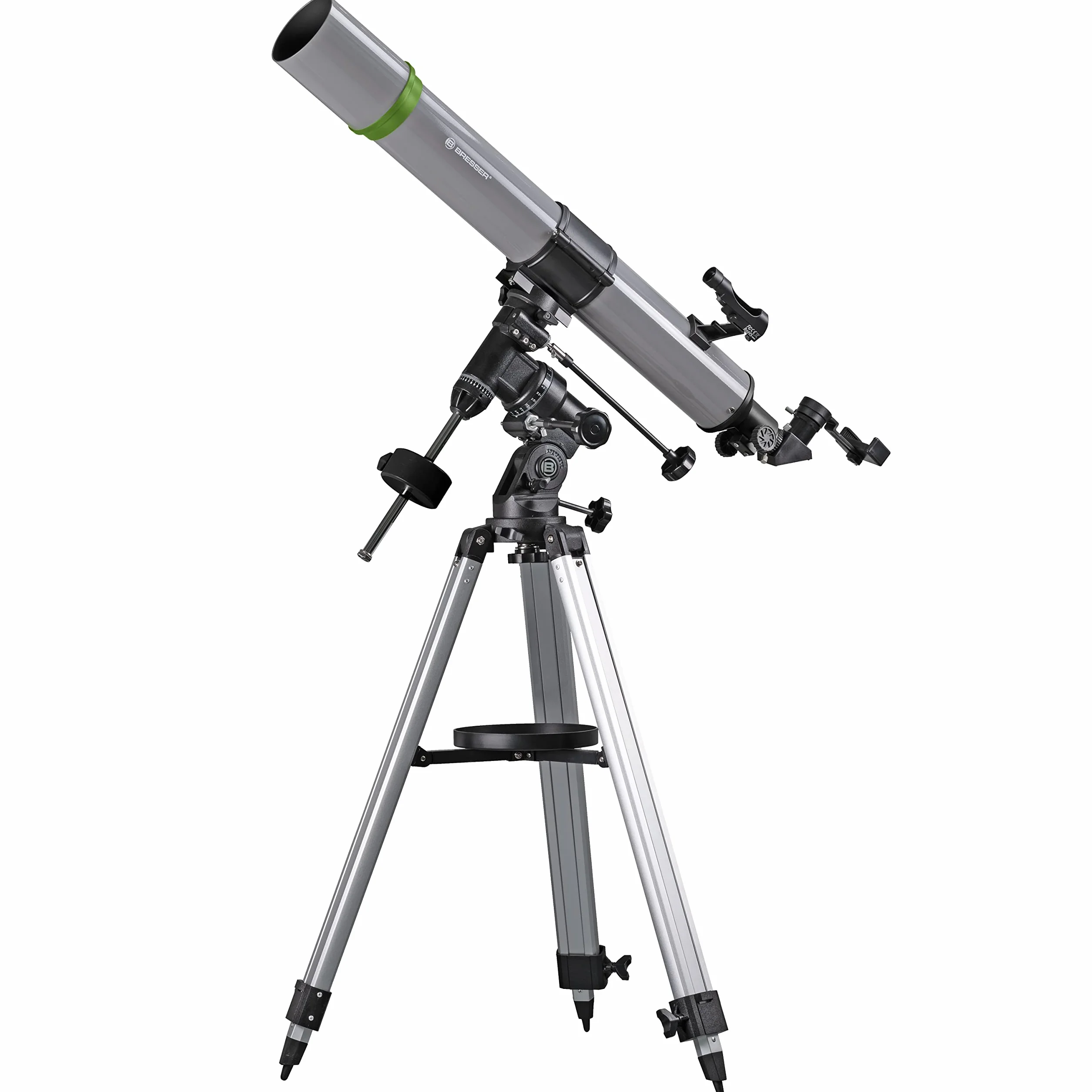 BRESSER SpaceExplorer, 90/900 EQ3 TELESCOPIO ASTRONOMICO, nero/grigio