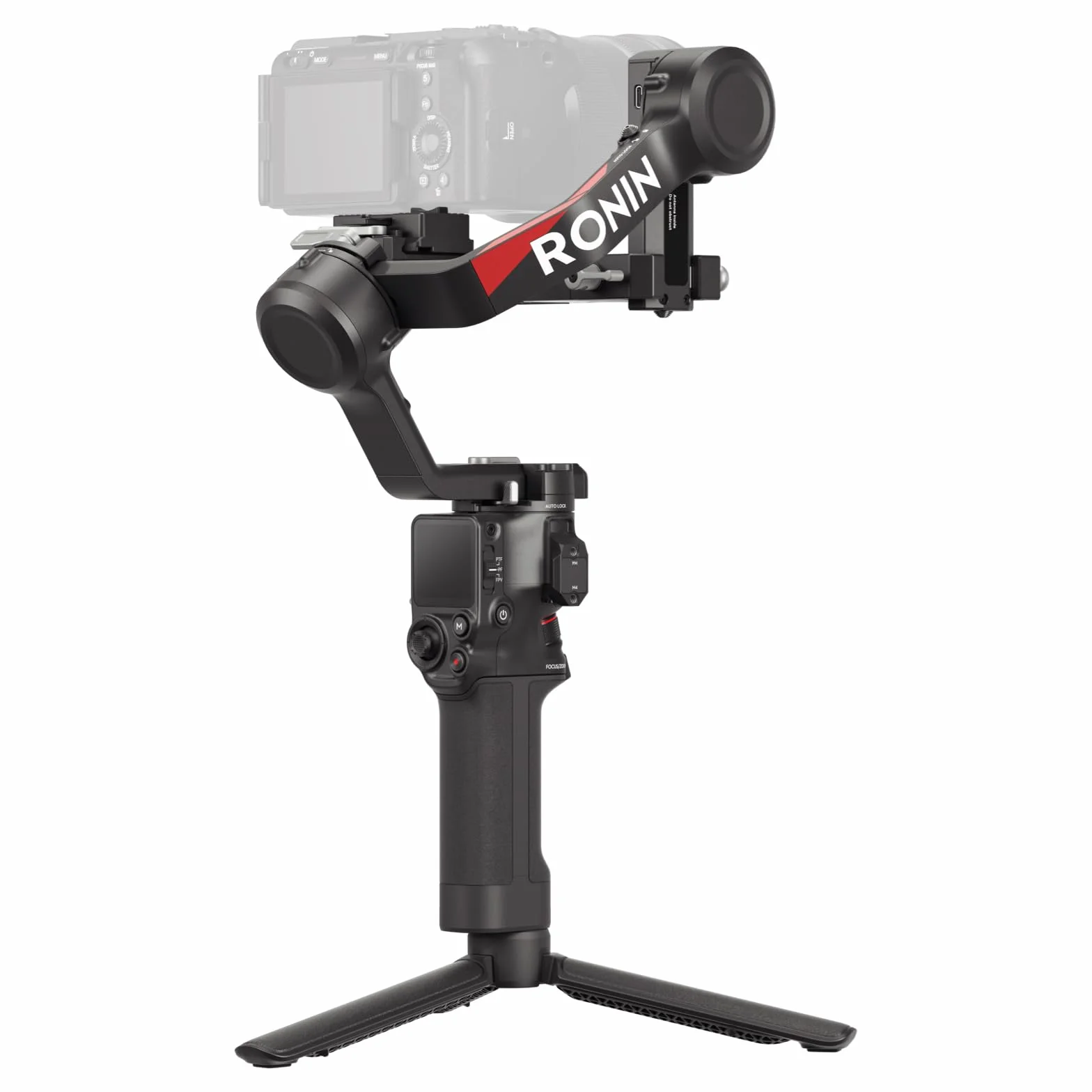DJI RS 4, Stabilizzatore a 3 Assi per Fotocamere Mirrorless e DSLR, Riprese Verticali Native 2 Generazione, Selettore Joystick a 2 Modalità, Bracci in Teflon