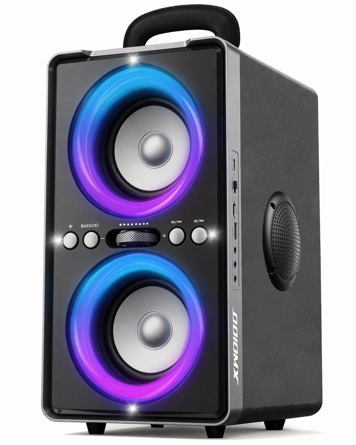 Cassa Bluetooth Portatile, 240W (Peak) Altoparlante Bluetooth Suono Potente e Nitido, Bassi Profondi, 20H, TWS Stereo Speaker, per Party, Campeggio, Spiaggia, Home e Outside (Black)