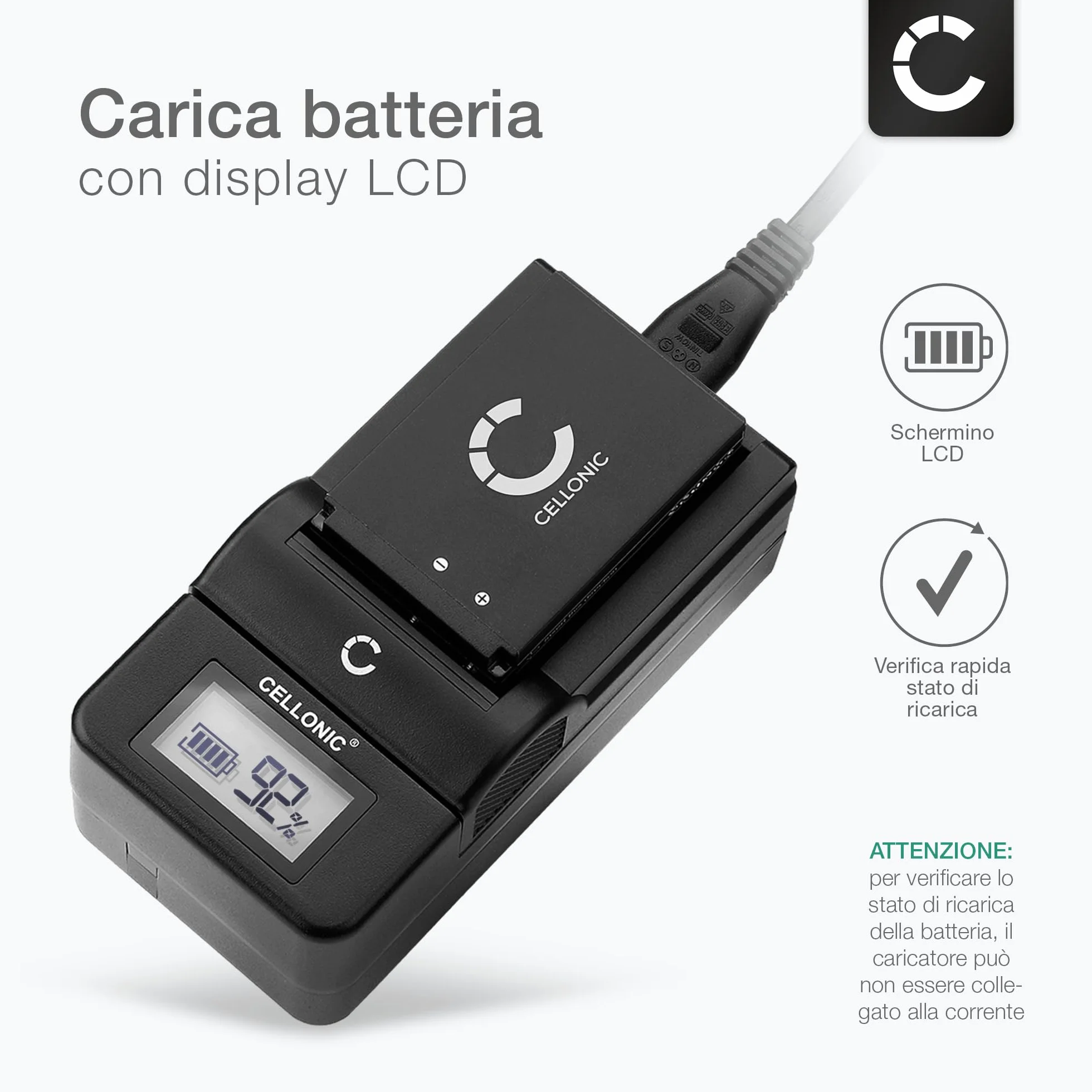CELLONIC 1x Batteria per Navigatore GPS Compatibile con Garmin Alpha 100, Montana 600, Alpha 200, 010-11599-00 – (2200mAh, 3.7V) + Caricabatteria