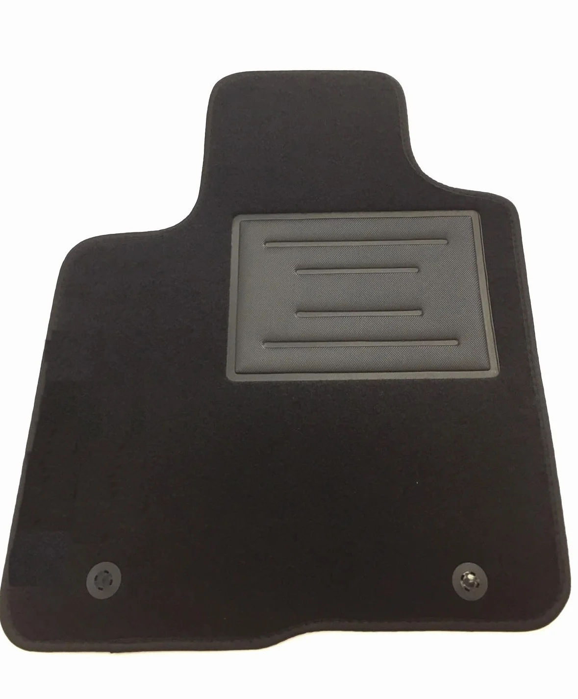 ASC Tappetino Lato Guida Compatibile con Lancia Ypsilon 2012-2023, Moquette, Bordo Antiscivolo, Battitacco in Gomma