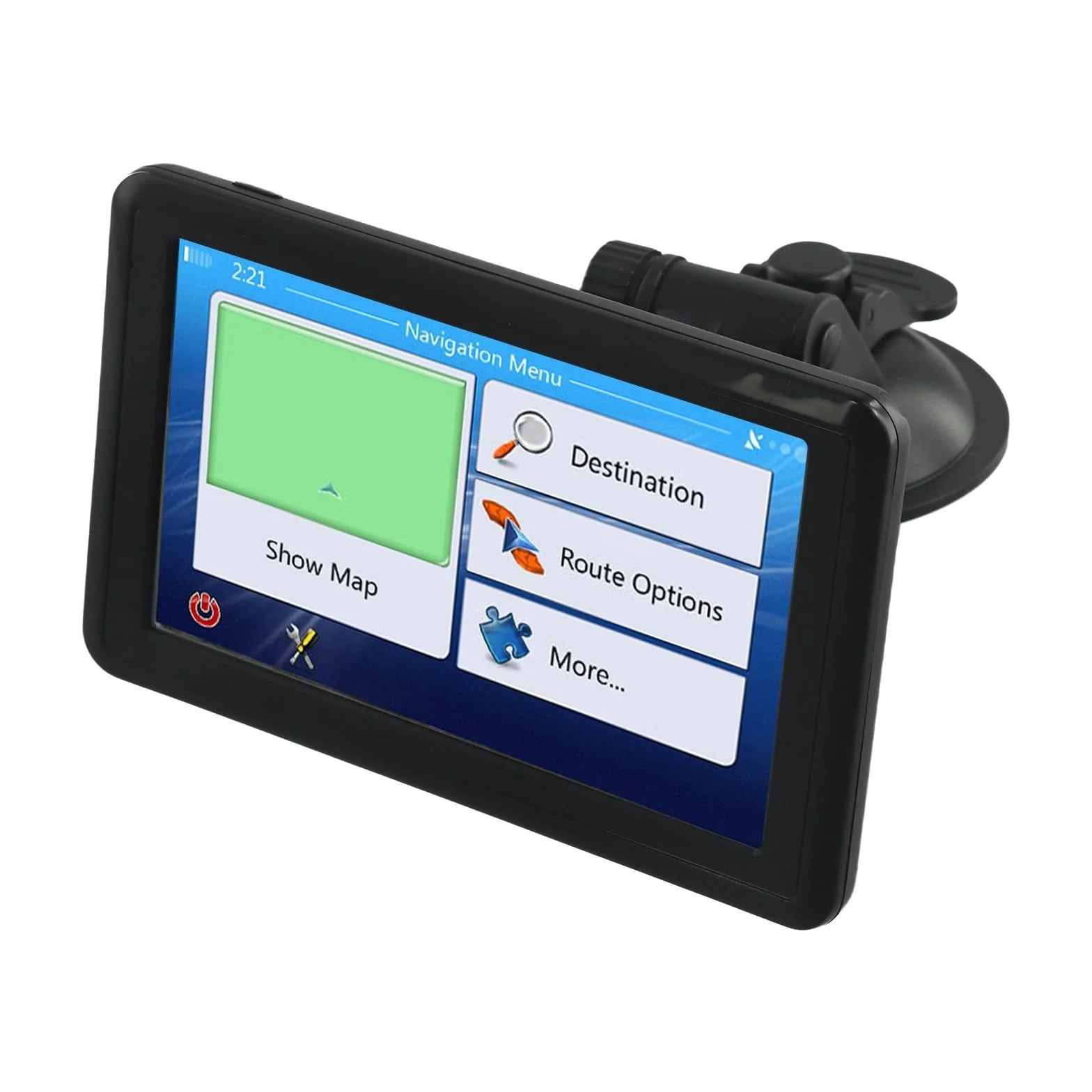 Navigatore satellitare per auto, touch screen da 5 pollici per auto e camion, navigatore satellitare (america)