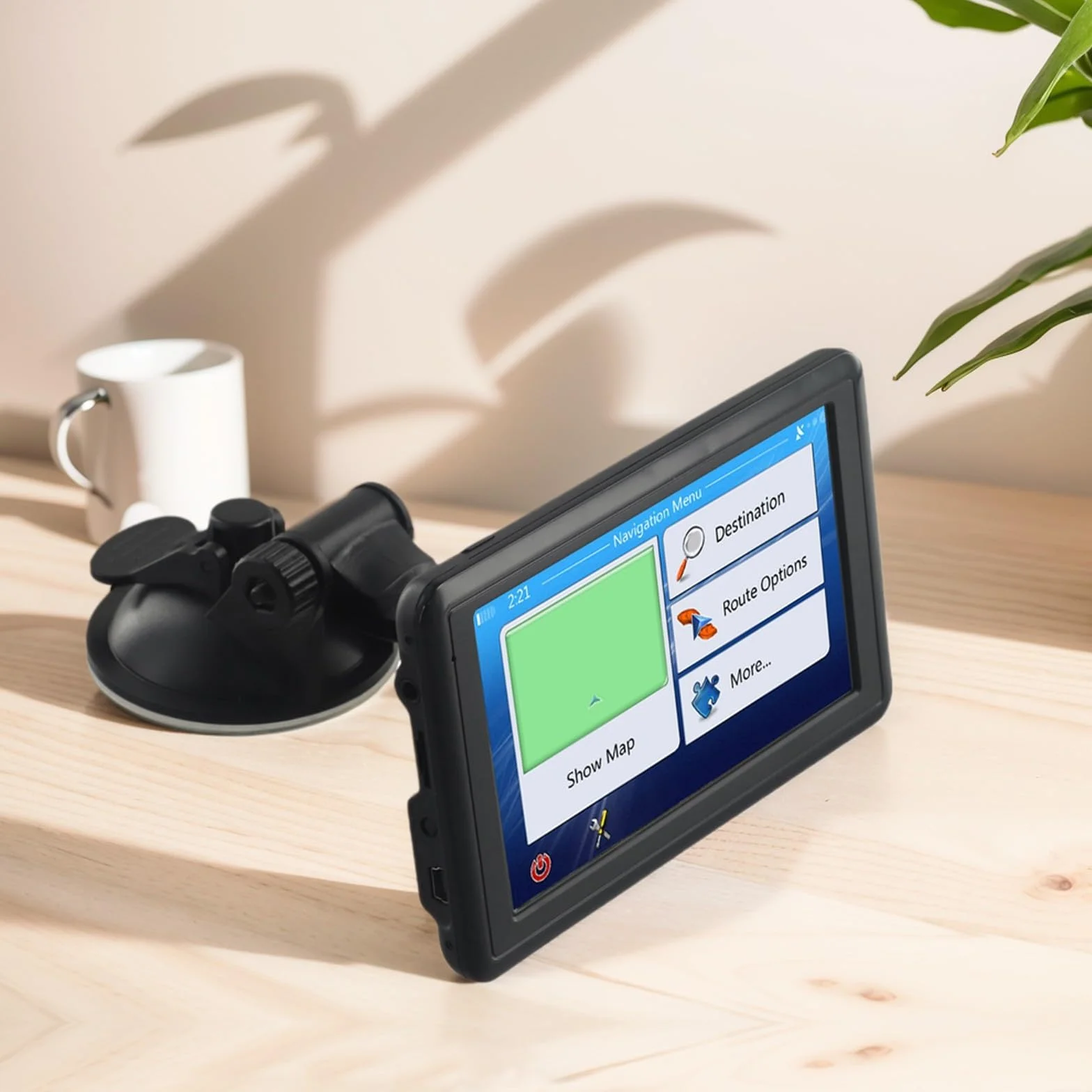 Navigatore satellitare per auto, touch screen da 5 pollici per auto e camion, navigatore satellitare (america)