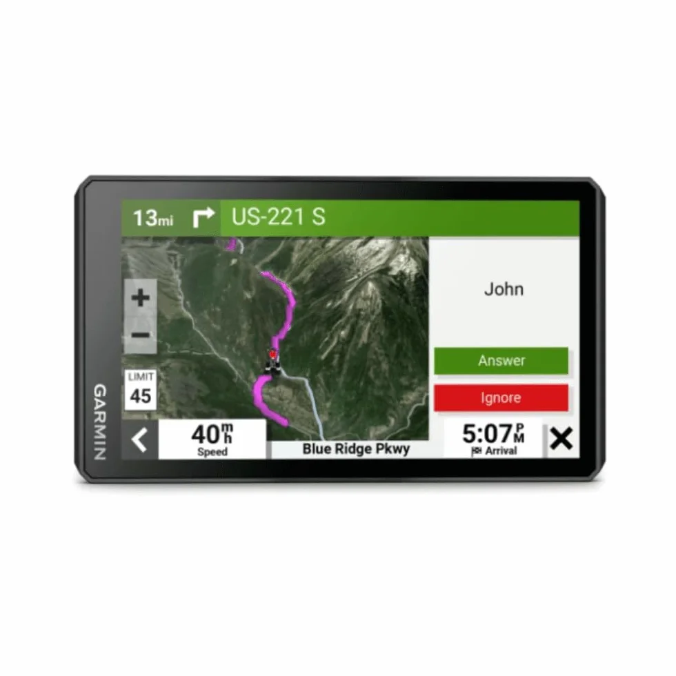 Garmin zūmo XT2, Navigatore per moto, Display 6", Mappa stradale Europa, Mappa topografica, Immgini satellitari, Rider Alerts, Strade Panoramiche, Guida Verde MICHELIN, Bluetooth, Wi-Fi