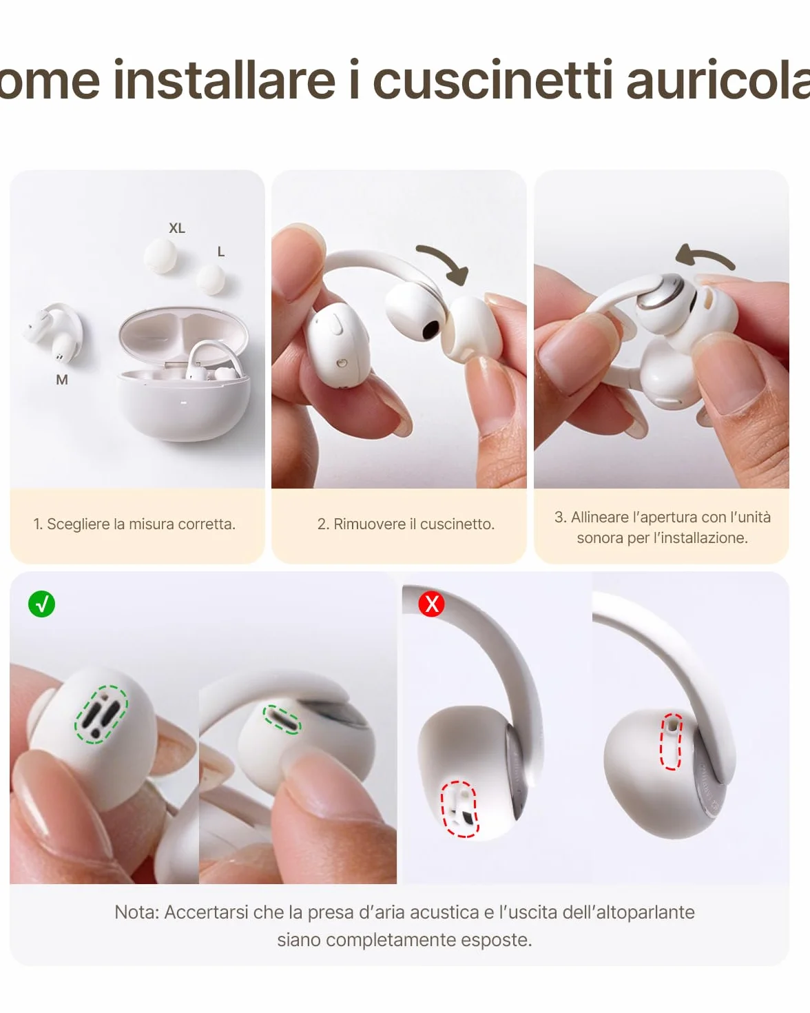 Baseus MC2 Cuffie Open-Ear, Auricolari a Clip con CloudComfort 2.0, Hi-Res Audio, LDAC, SuperBass 3.0, Bluetooth 6.0, 4 Microfoni con IA per chiamate nitide, 55 h di autonomia, IP67, leggeri 5,1 g