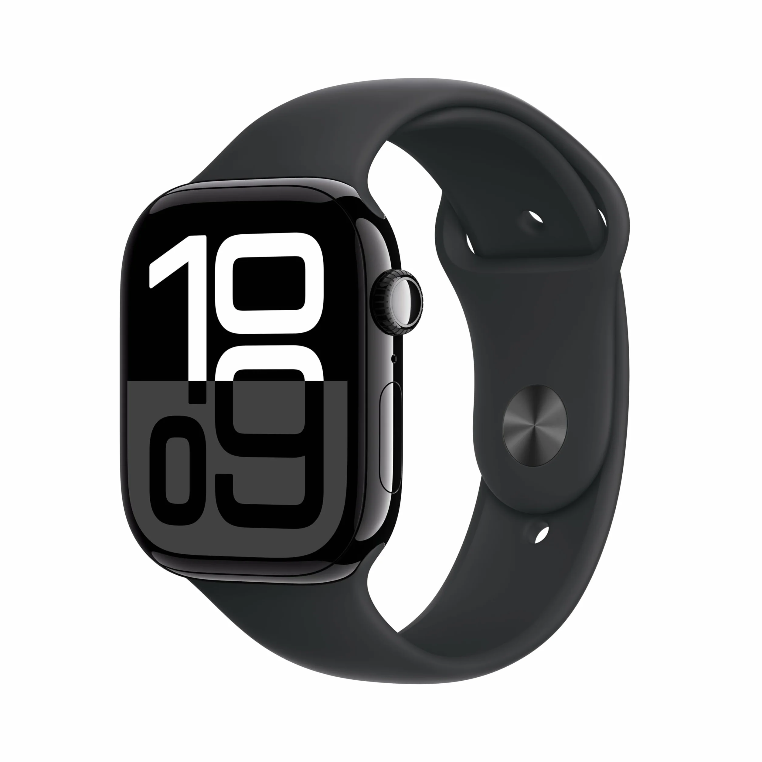 Apple Watch Series 10 [GPS+ Cellular, 46mm] - Cassa in alluminio Nero Black con Banda Sportiva Nera, M/L (Ricondizionato)