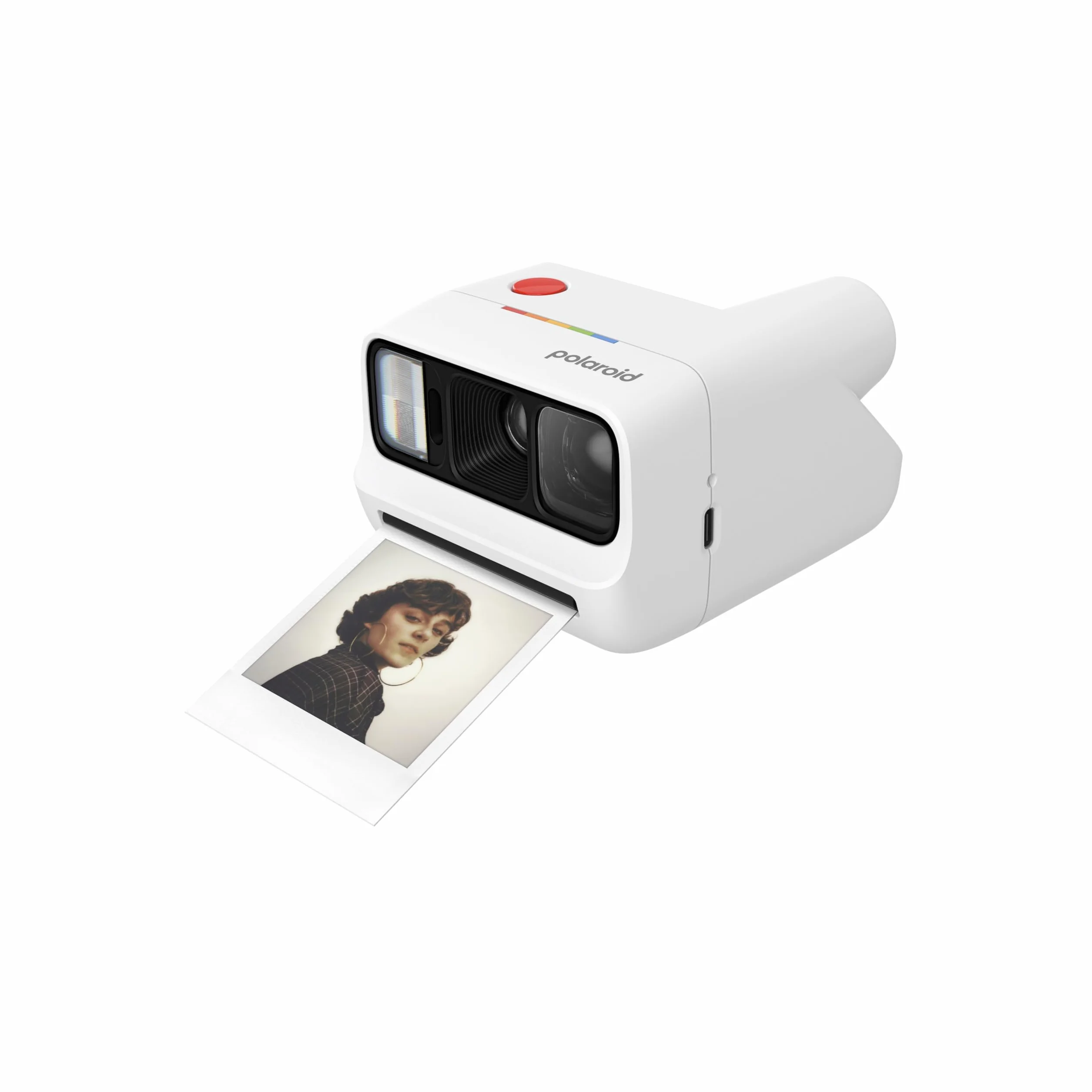 Polaroid - Bundle Instant Camera Go Gen 3 White + Go Color Film (16 Photos)