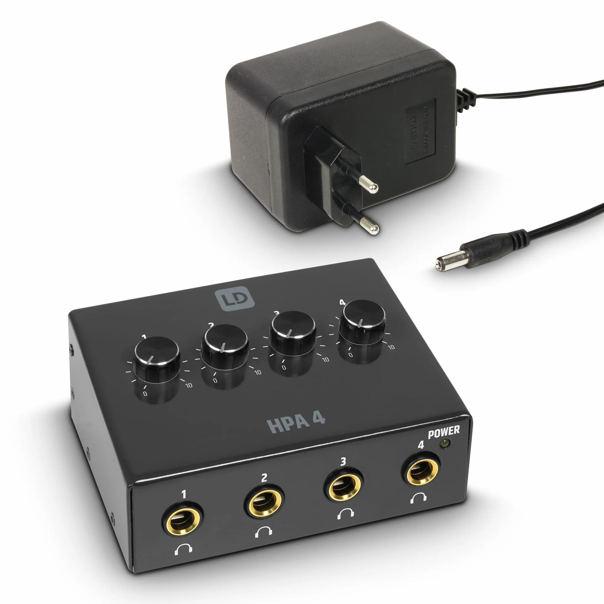 LD Systems HPA 4 - Amplificatore per Cuffie a 4 Canali