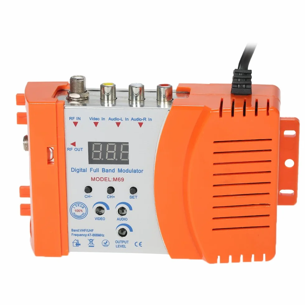 Irfora Modulo HF compatto convertitore audio video TV RHF UHF amplificatore di segnale AC230V