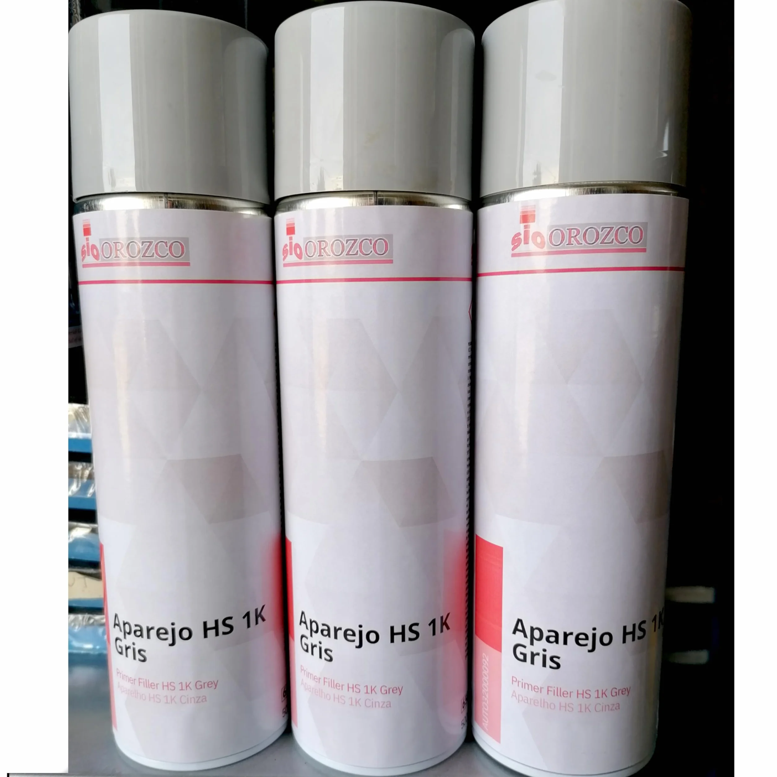 3 x Primer Spray Primer HS grigio medio 500 ml.