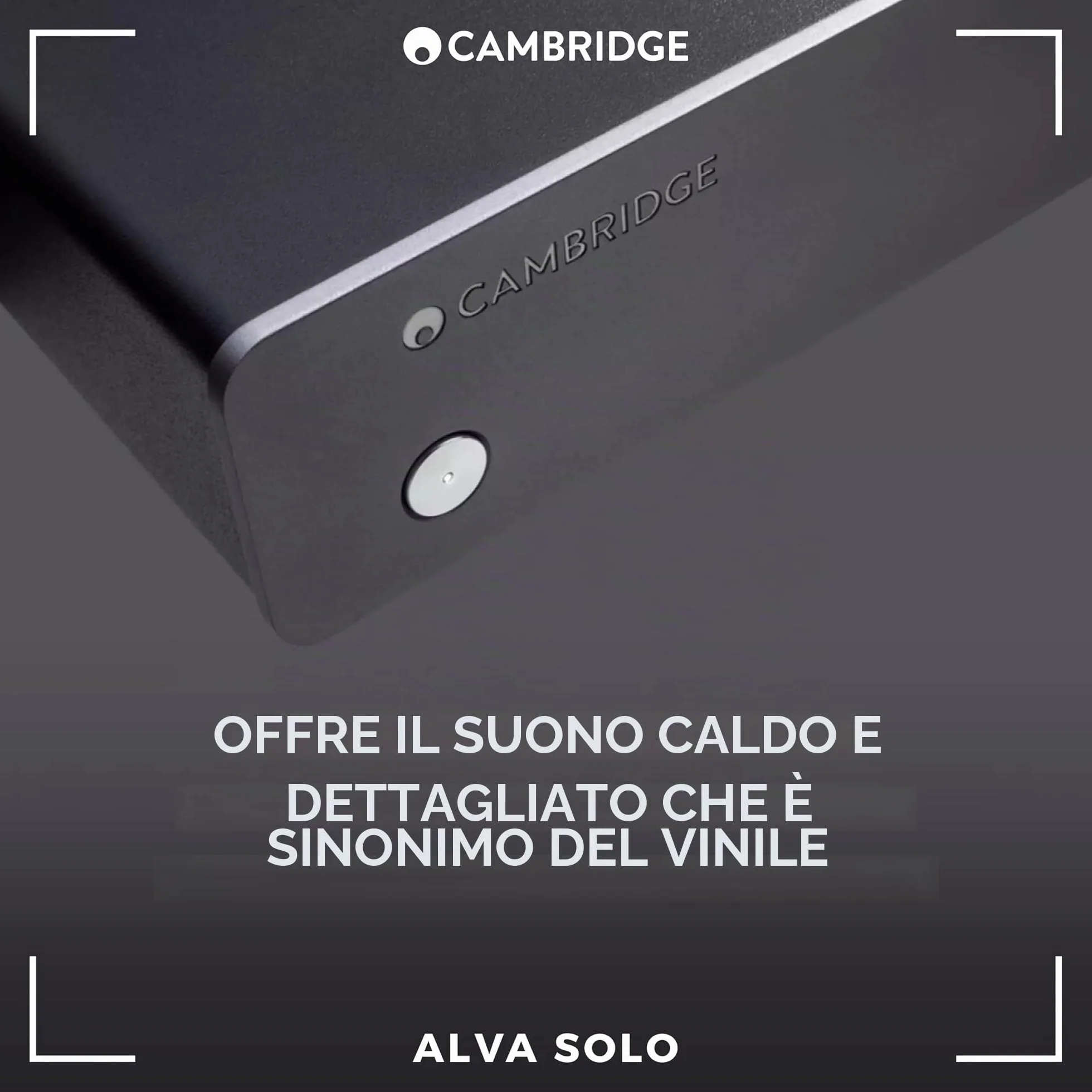Pre-Amplificatore Phono Mm Alva Solo Silver Filtro Subsonico