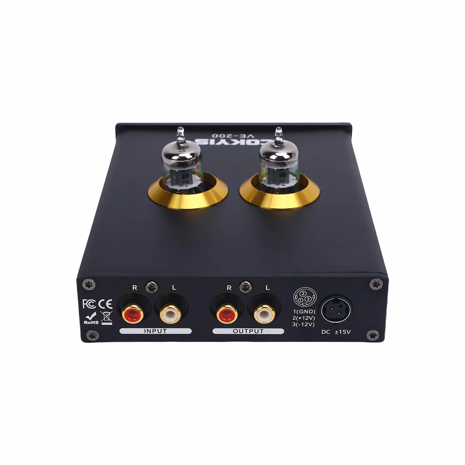 Equalizzatore Audio a 3 Bande Preamplificatore a Valvole HiFi compatibile JAN5654 6J1 6J4 6J5 6AK5 per Lettori CD DVD MP3