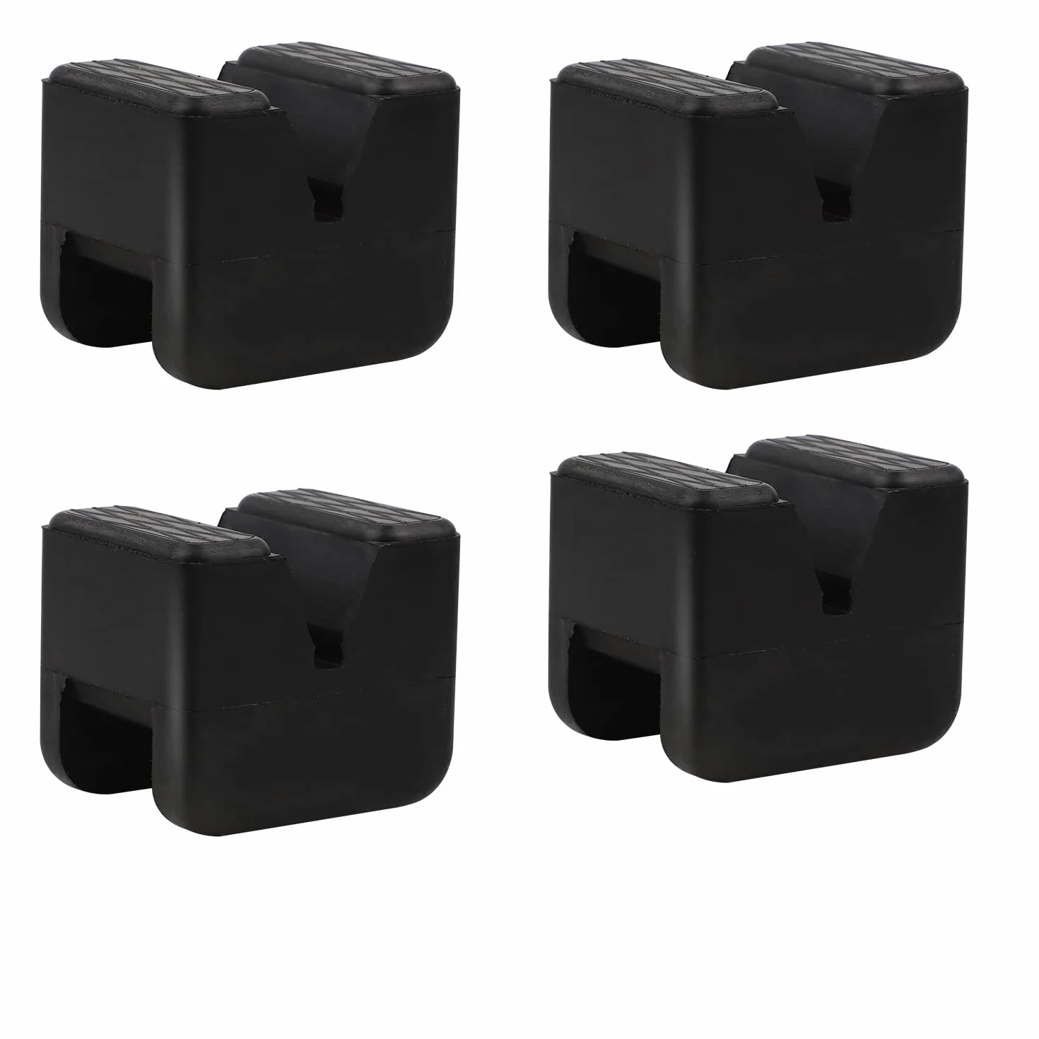 EXLECO Cuscinetti in Gomma per Cric 60×50×44 mm Universali per Cric da Pavimento