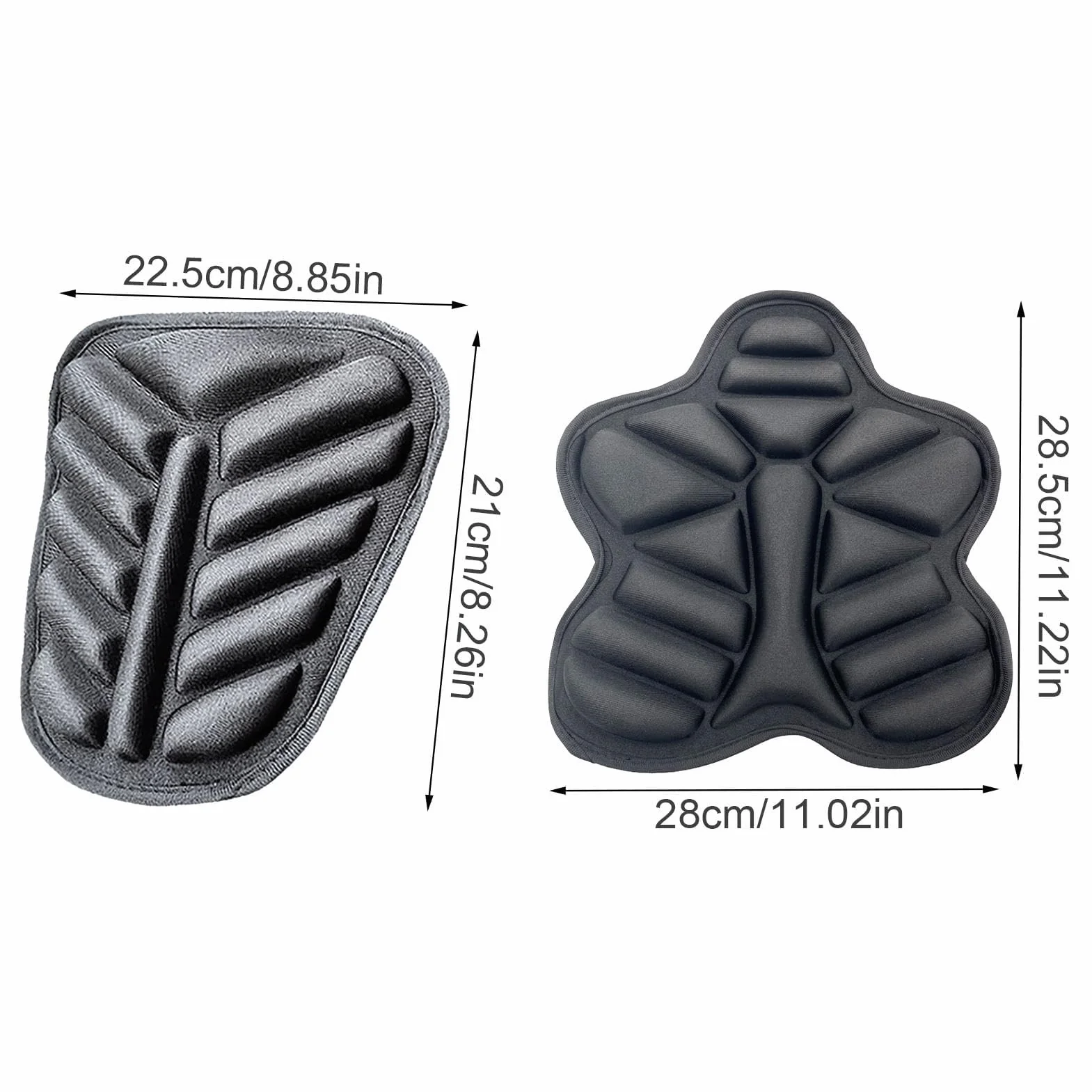 3D Cuscino Sella Moto per Yamaha Tmax Tech Max Tmax 560, Confortevole Assorbimento Urti Passeggero