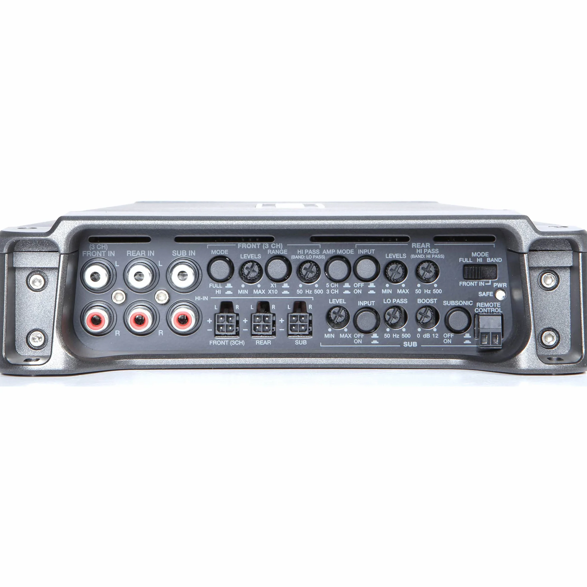 Hertz HCP 5D - Amplificatore 5 canali Classe D 4x105W + 1x330W (2Ω), Potenza dinamica e precisione per impianti audio auto