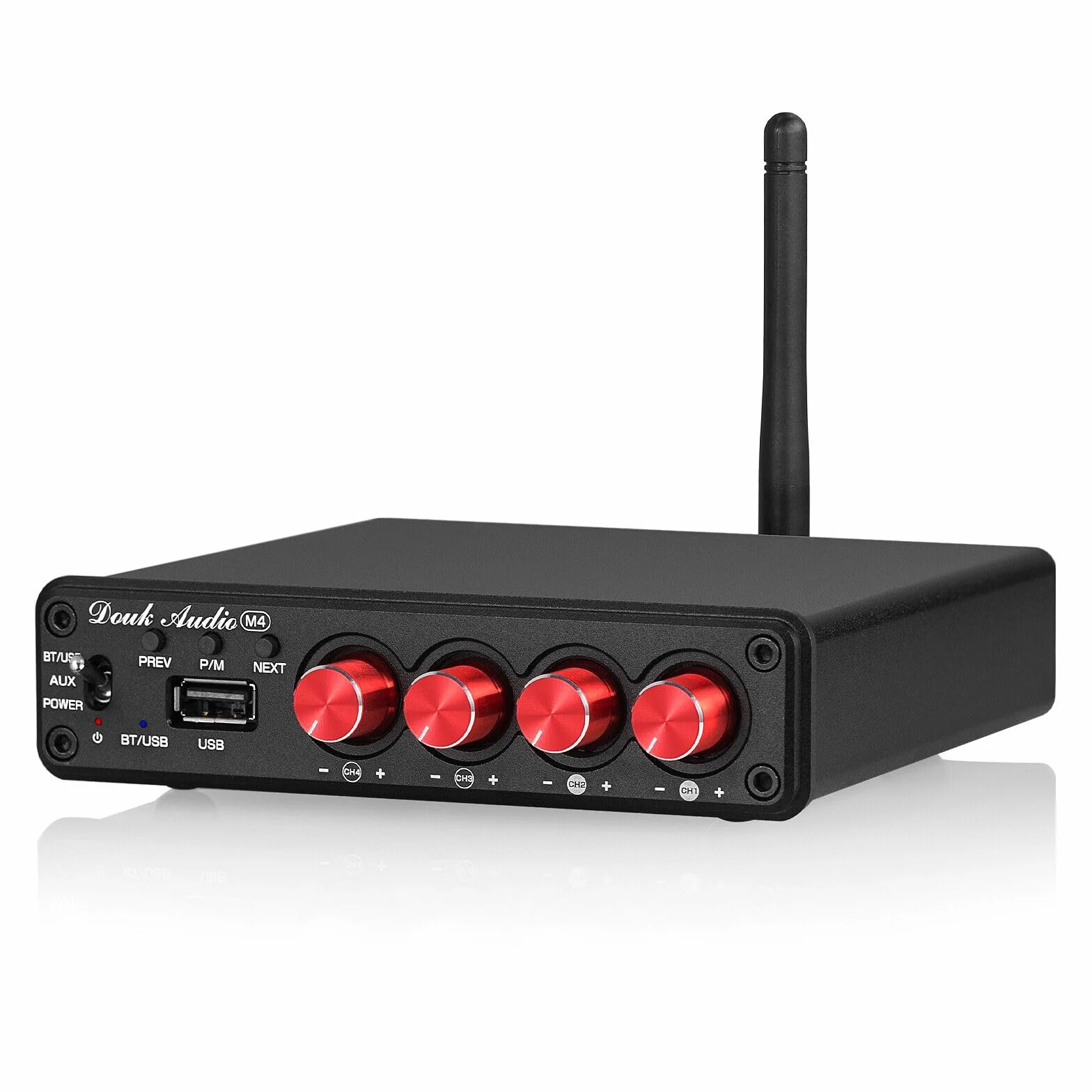 Douk Audio HiFi Bluetooth 5.0 Digital Power Amplifier Stereo 2/4 Channel Audio Amplificatore 50W x 4