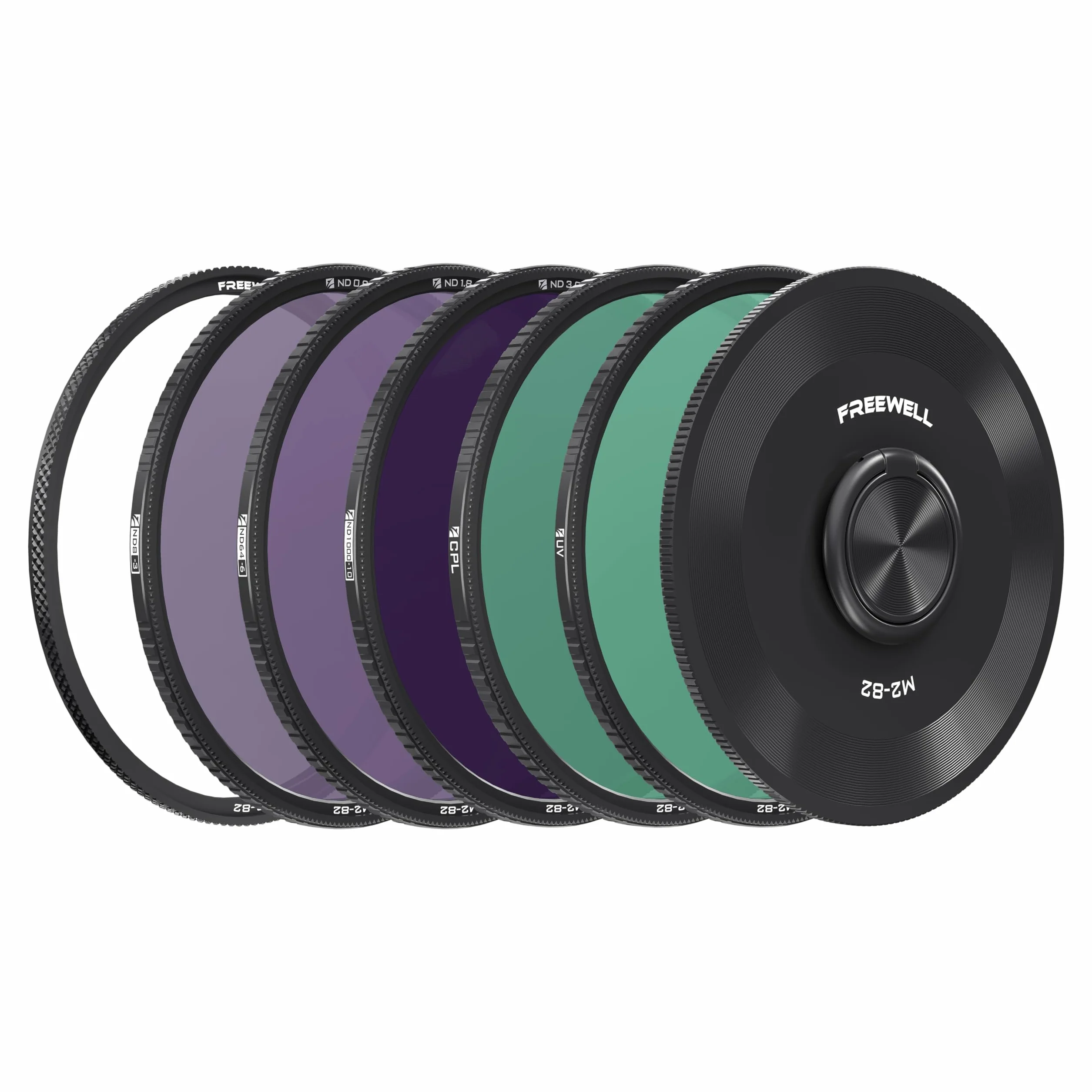 Freewell M2 Magnetic Quick Swap 5-Pack 82mm ND8, ND64, ND1000, CPL e filtri UV