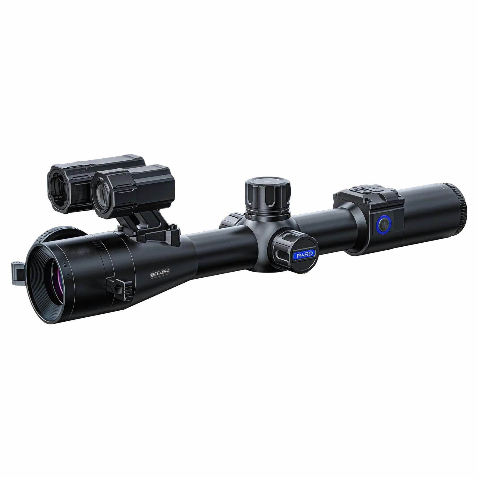 PARD Riflescopi Visore Notturno, risoluzione 3840 * 2160, telemetro 1000m, 850nm e 940nm, registrazione video, Wi-FI, impermeabile, Night Stalker 4K-100mm lens